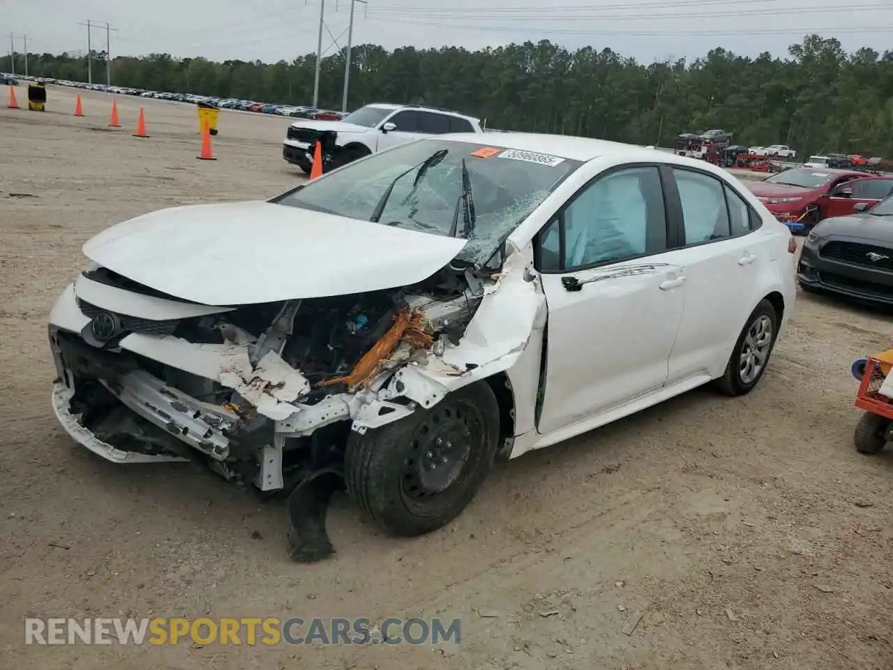 1 Photograph of a damaged car 5YFEPMAE7MP186795 TOYOTA COROLLA 2021
