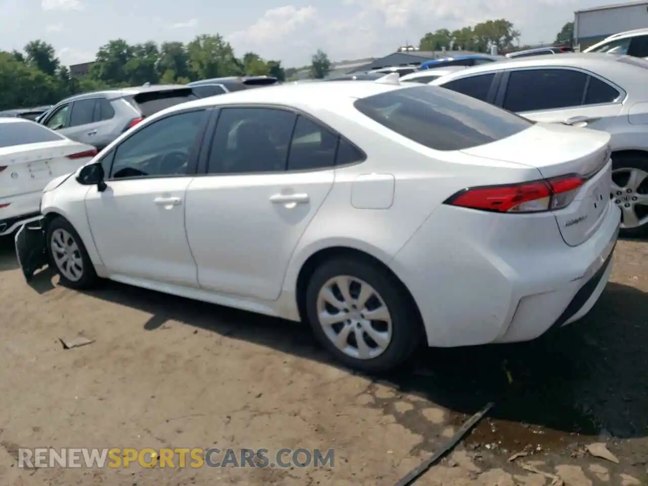 2 Photograph of a damaged car 5YFEPMAE7MP189048 TOYOTA COROLLA 2021