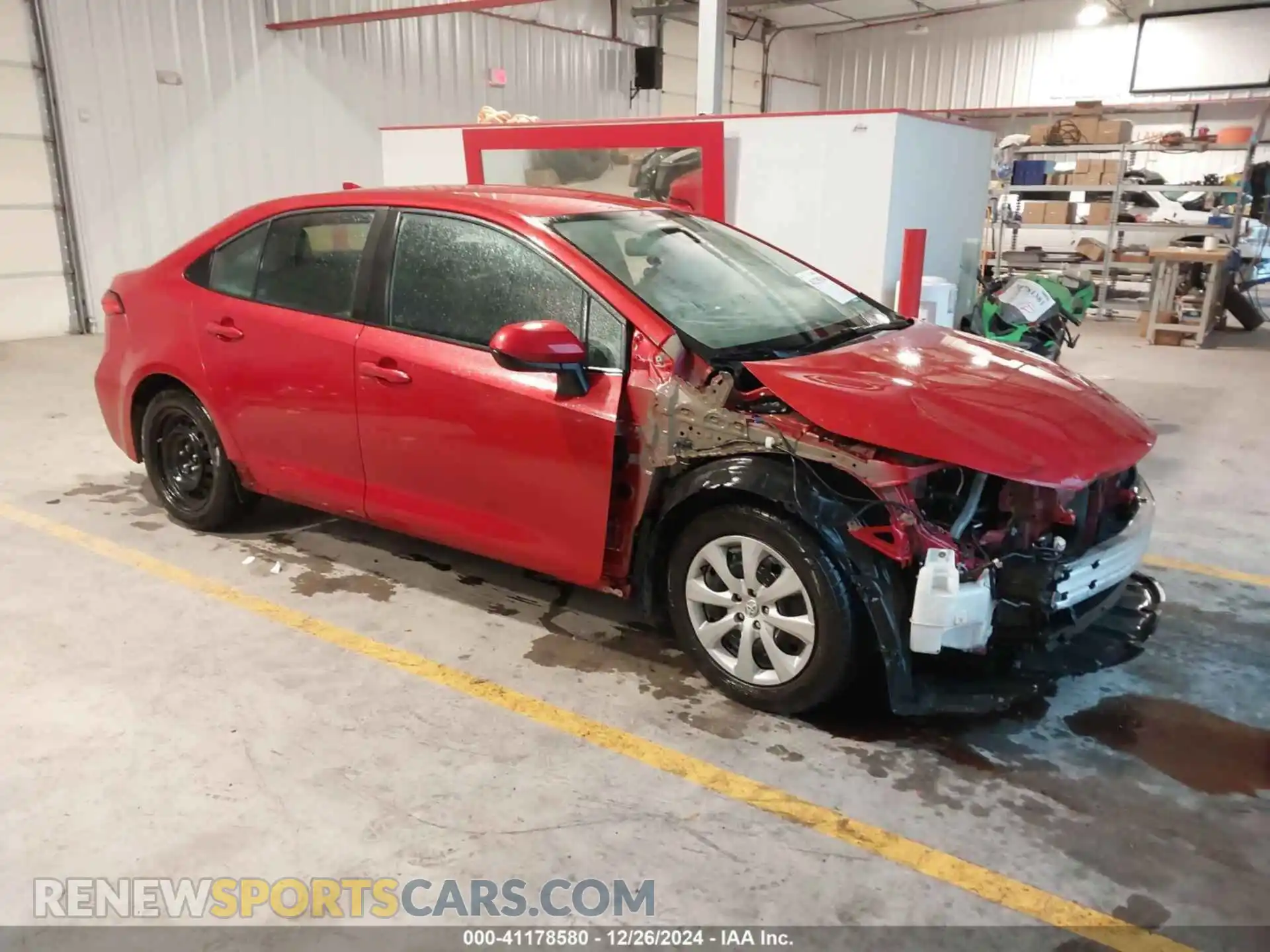 1 Photograph of a damaged car 5YFEPMAE7MP189227 TOYOTA COROLLA 2021