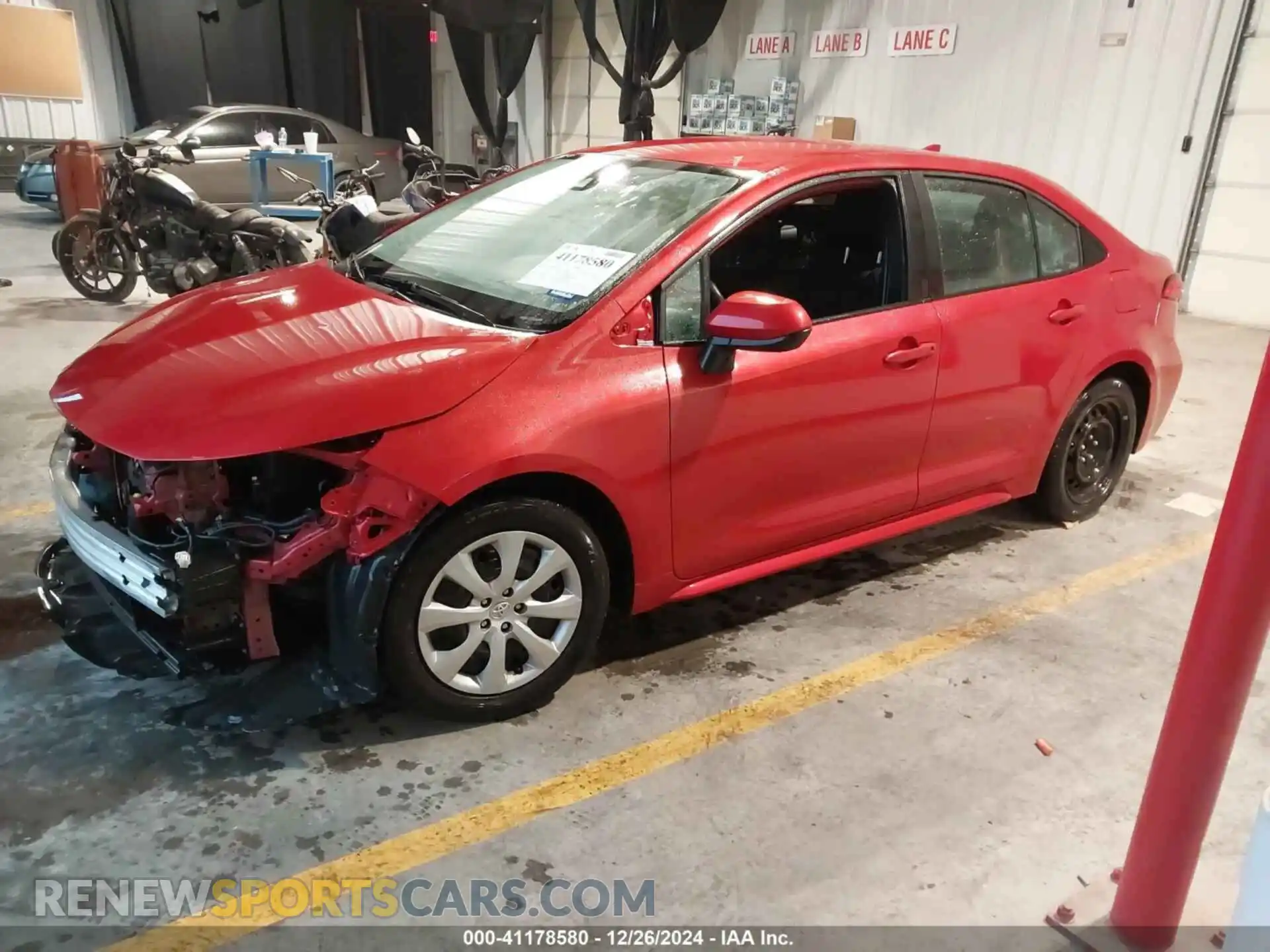 2 Photograph of a damaged car 5YFEPMAE7MP189227 TOYOTA COROLLA 2021