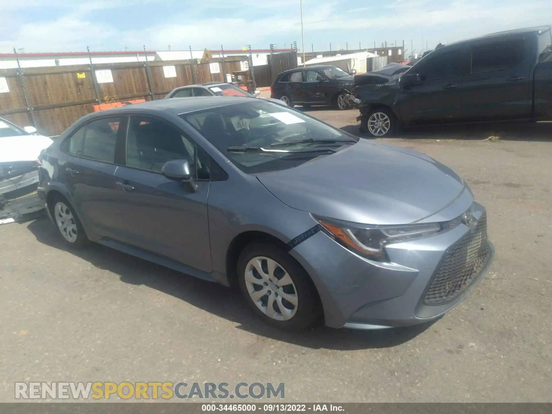 1 Фотография поврежденного автомобиля 5YFEPMAE7MP189857 TOYOTA COROLLA 2021
