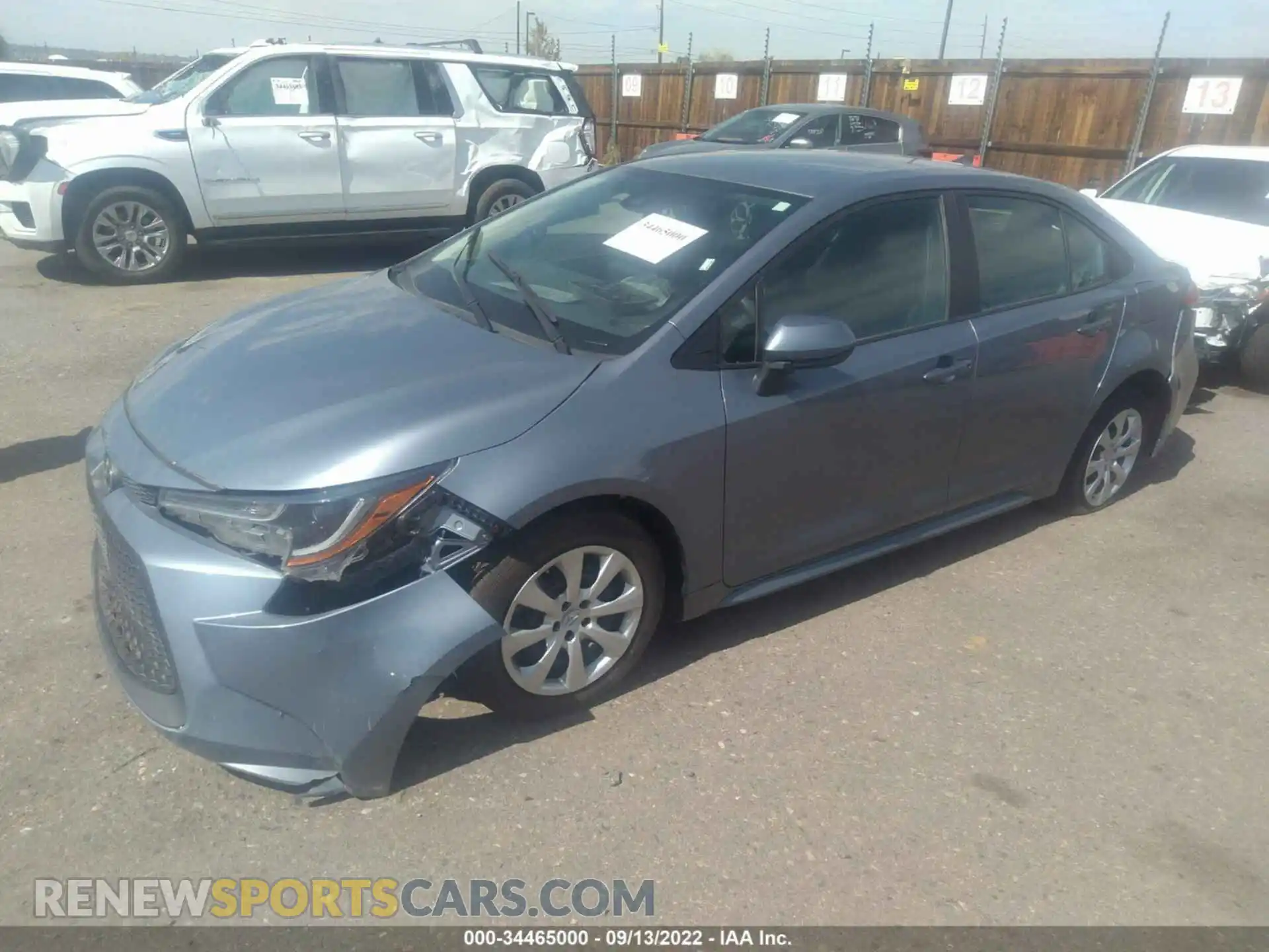 2 Фотография поврежденного автомобиля 5YFEPMAE7MP189857 TOYOTA COROLLA 2021