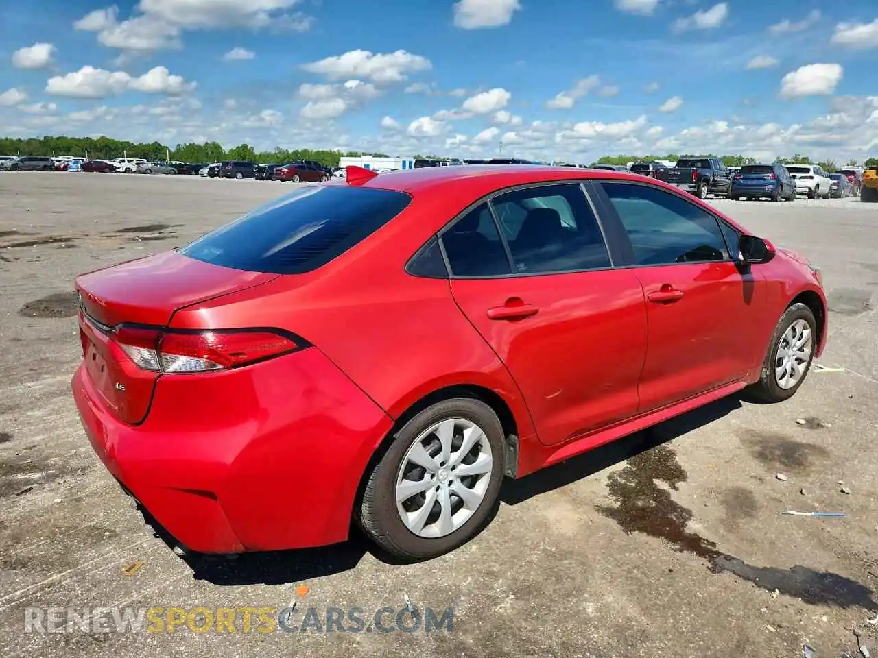 3 Photograph of a damaged car 5YFEPMAE7MP190619 TOYOTA COROLLA 2021