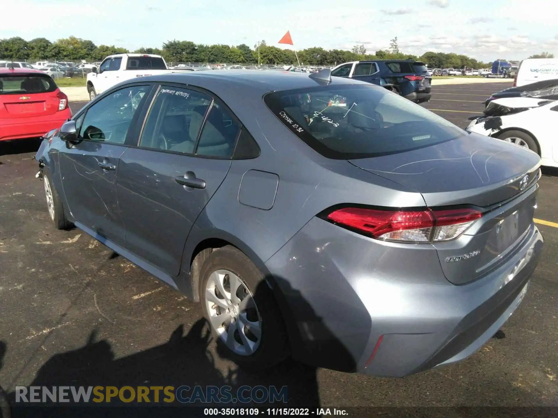 3 Photograph of a damaged car 5YFEPMAE7MP190734 TOYOTA COROLLA 2021