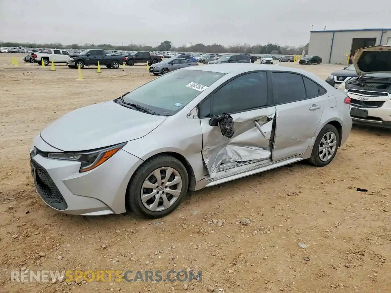 1 Photograph of a damaged car 5YFEPMAE7MP191284 TOYOTA COROLLA 2021
