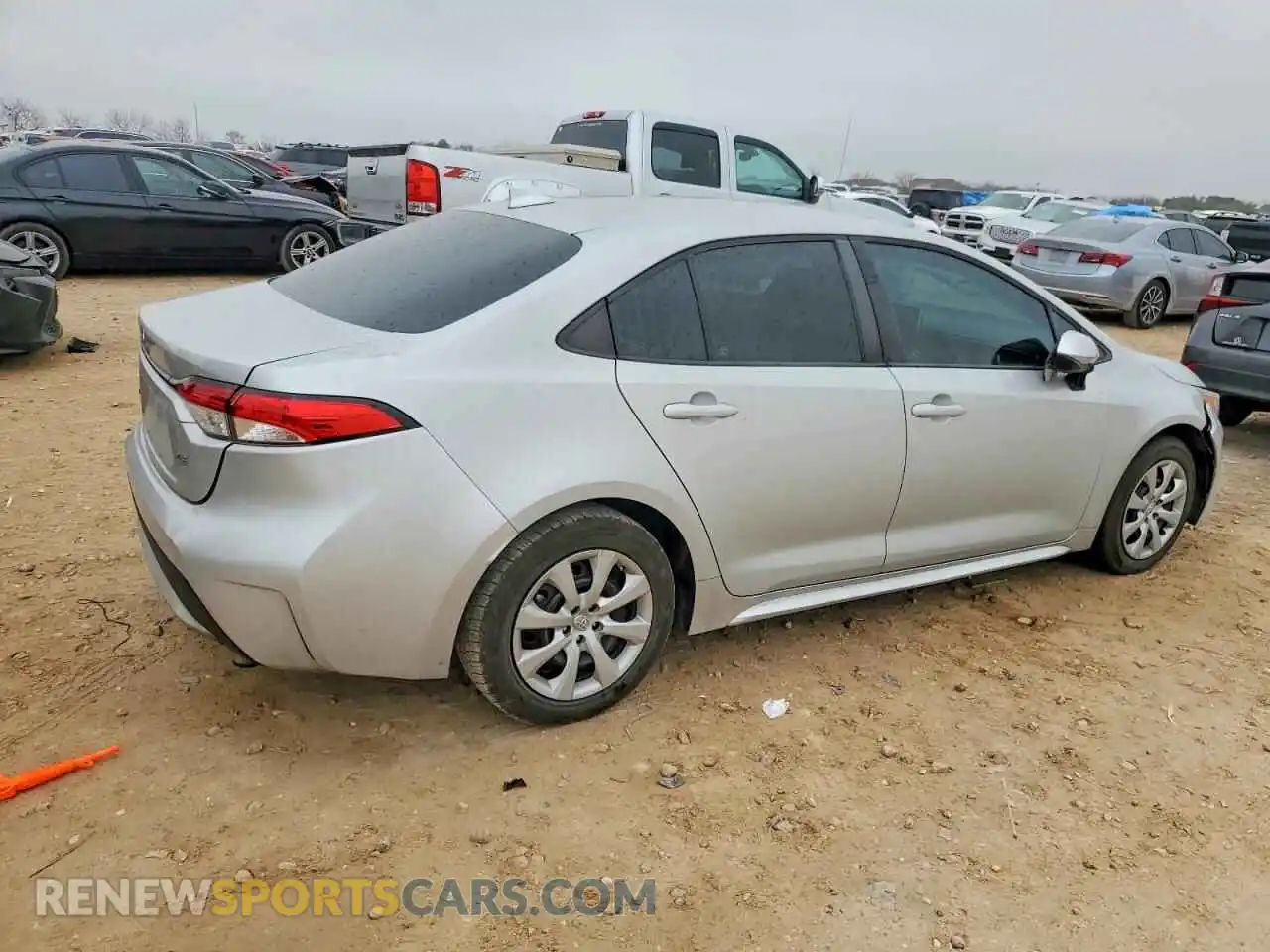 3 Photograph of a damaged car 5YFEPMAE7MP191284 TOYOTA COROLLA 2021