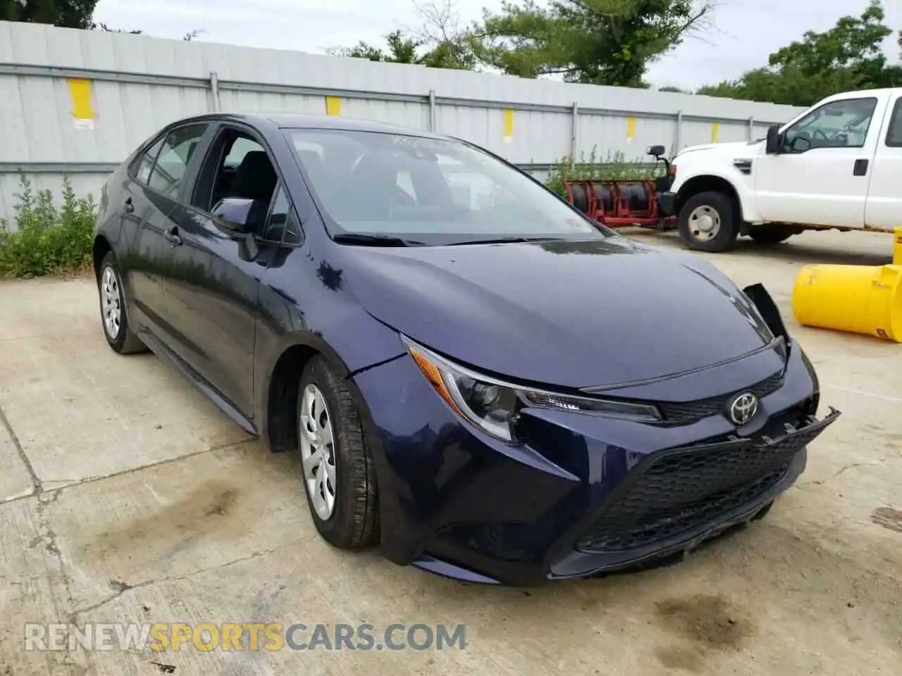 1 Photograph of a damaged car 5YFEPMAE7MP191544 TOYOTA COROLLA 2021