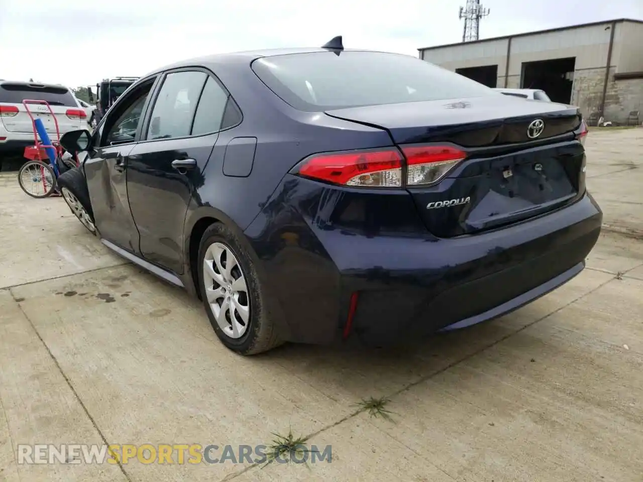 3 Photograph of a damaged car 5YFEPMAE7MP191544 TOYOTA COROLLA 2021