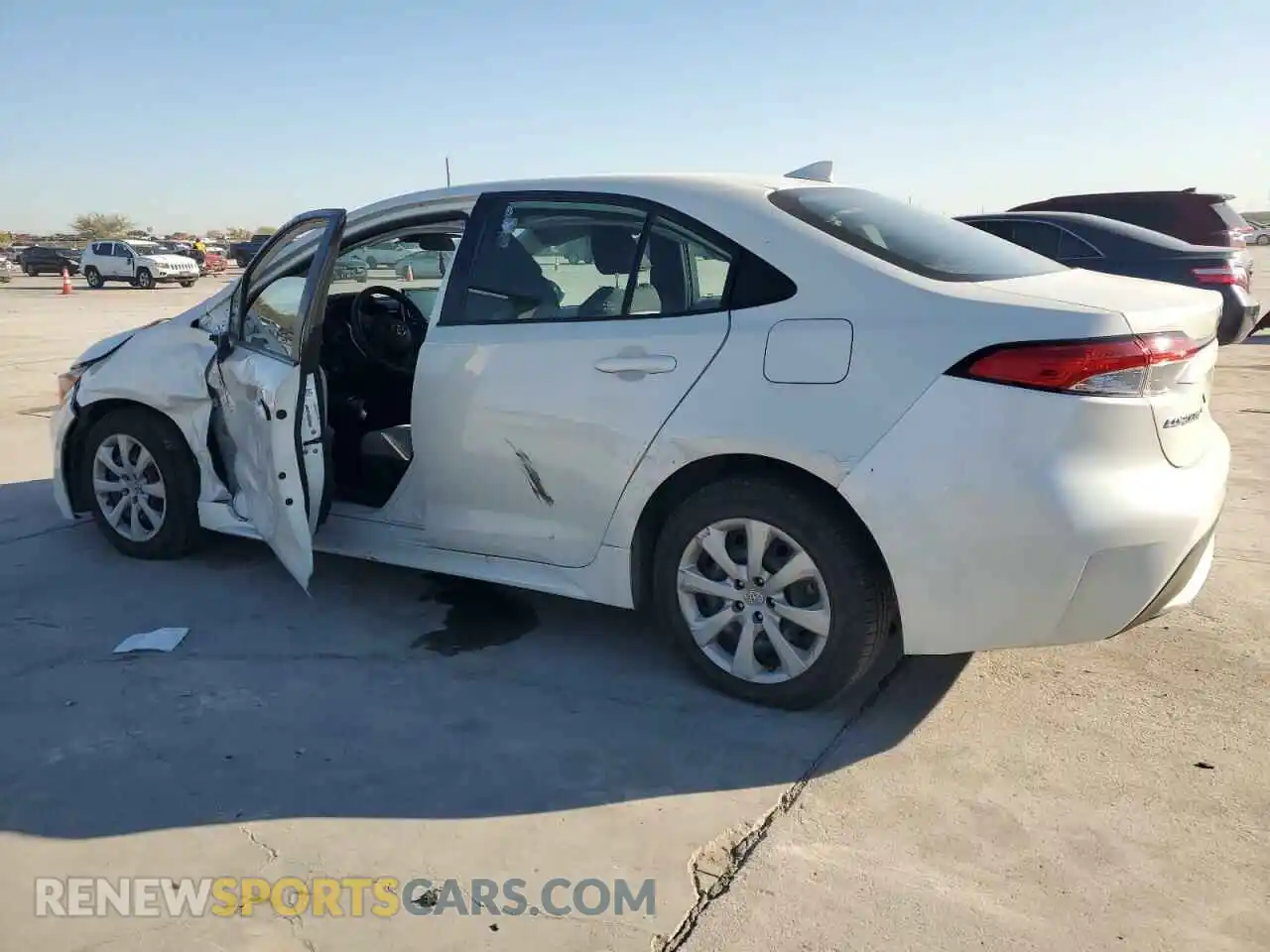 2 Photograph of a damaged car 5YFEPMAE7MP193259 TOYOTA COROLLA 2021