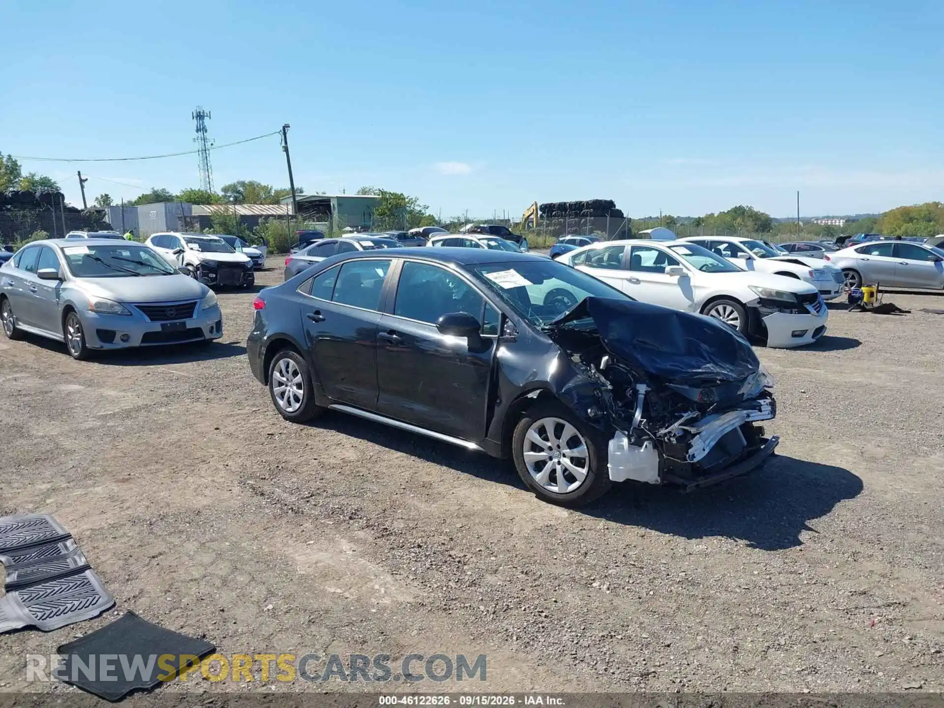 1 Photograph of a damaged car 5YFEPMAE7MP193813 TOYOTA COROLLA 2021