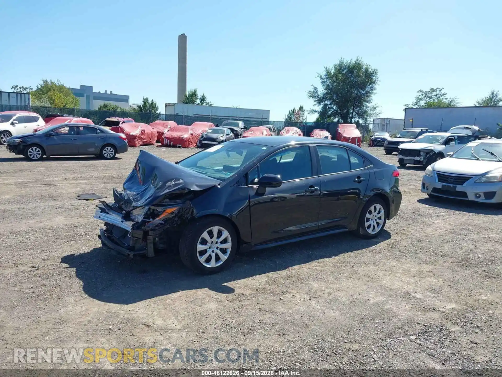 2 Photograph of a damaged car 5YFEPMAE7MP193813 TOYOTA COROLLA 2021