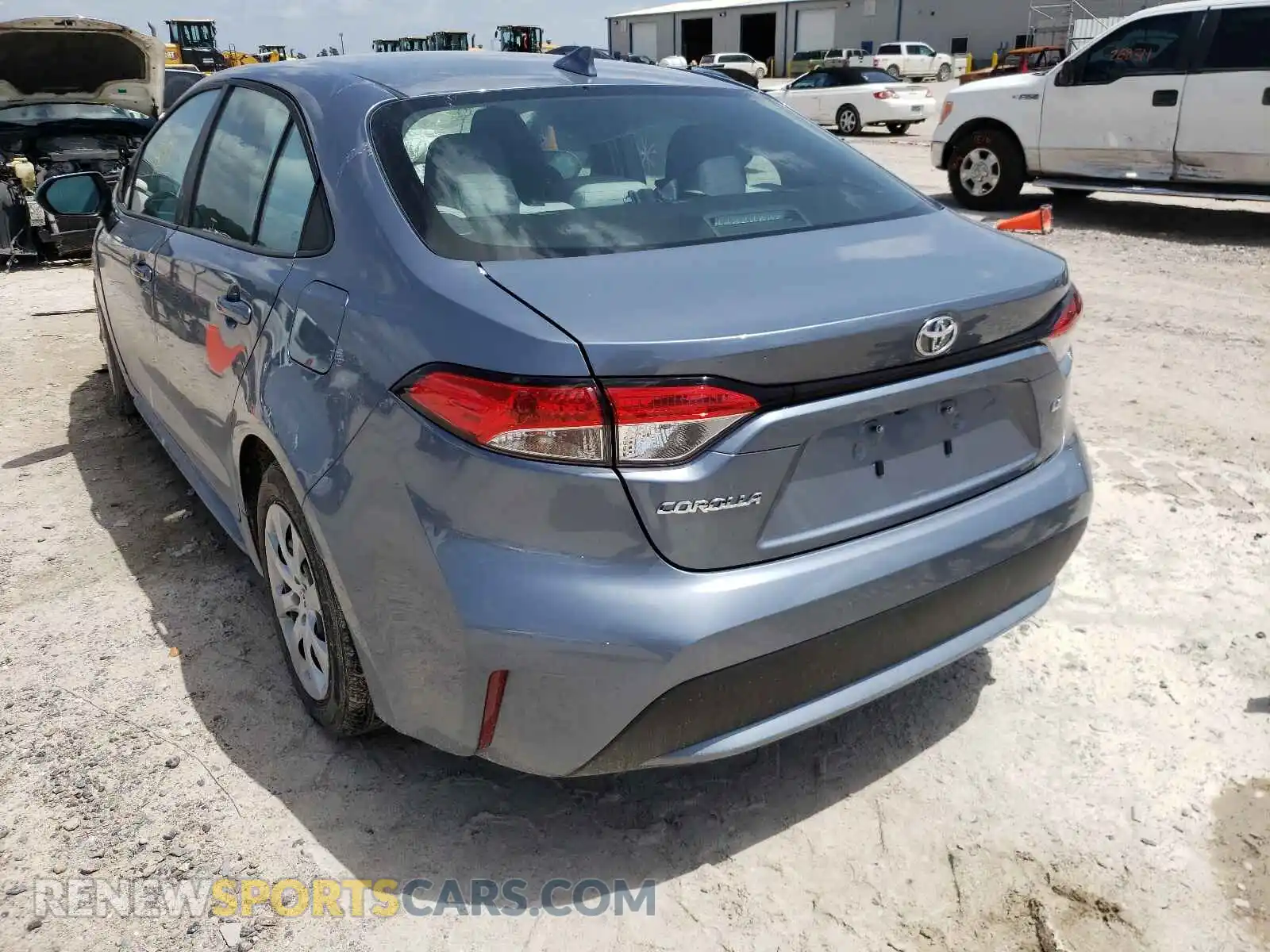 3 Photograph of a damaged car 5YFEPMAE7MP194797 TOYOTA COROLLA 2021
