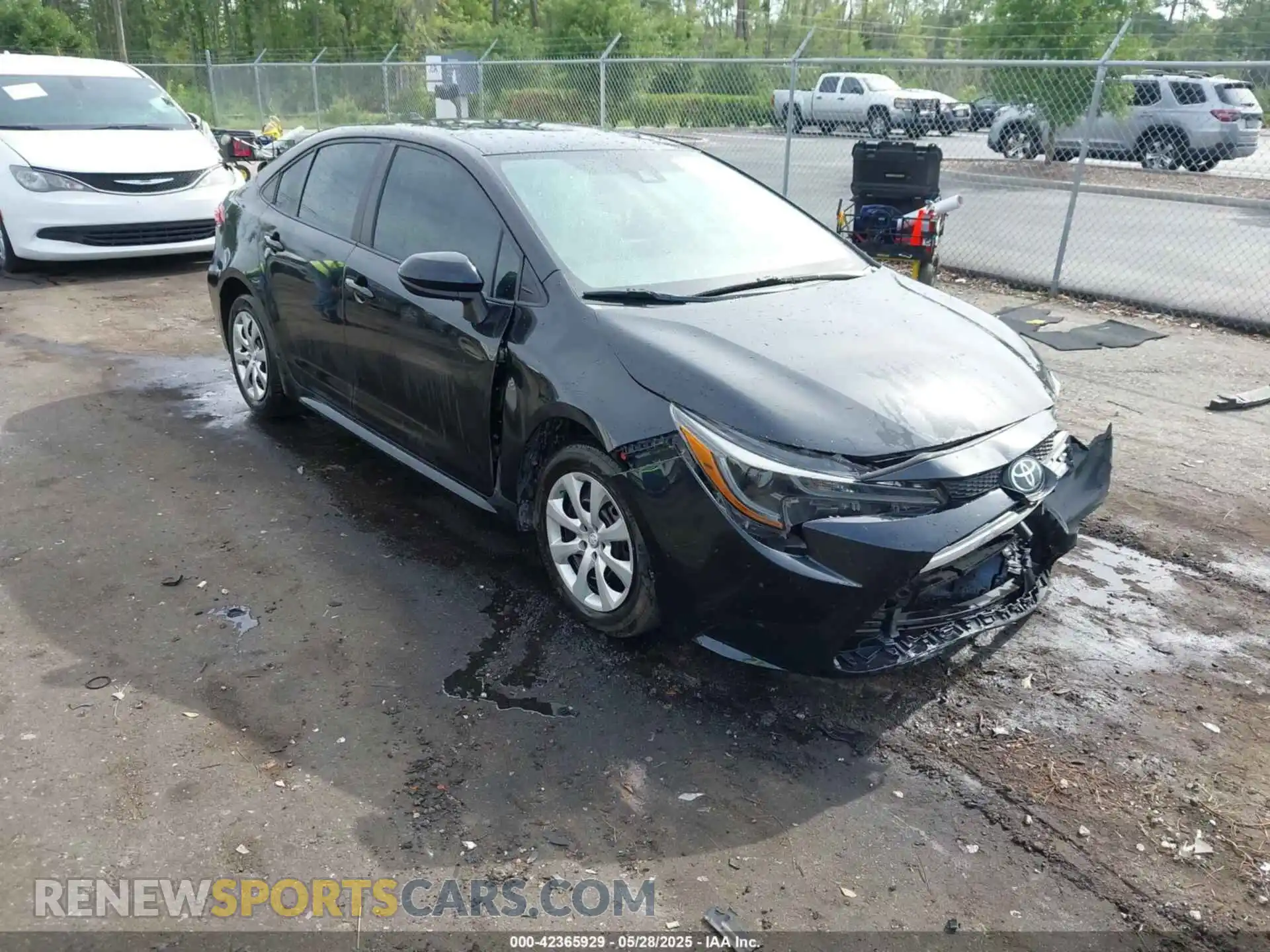 1 fotografías del automóvil dañado 5YFEPMAE7MP195979 TOYOTA COROLLA 2021