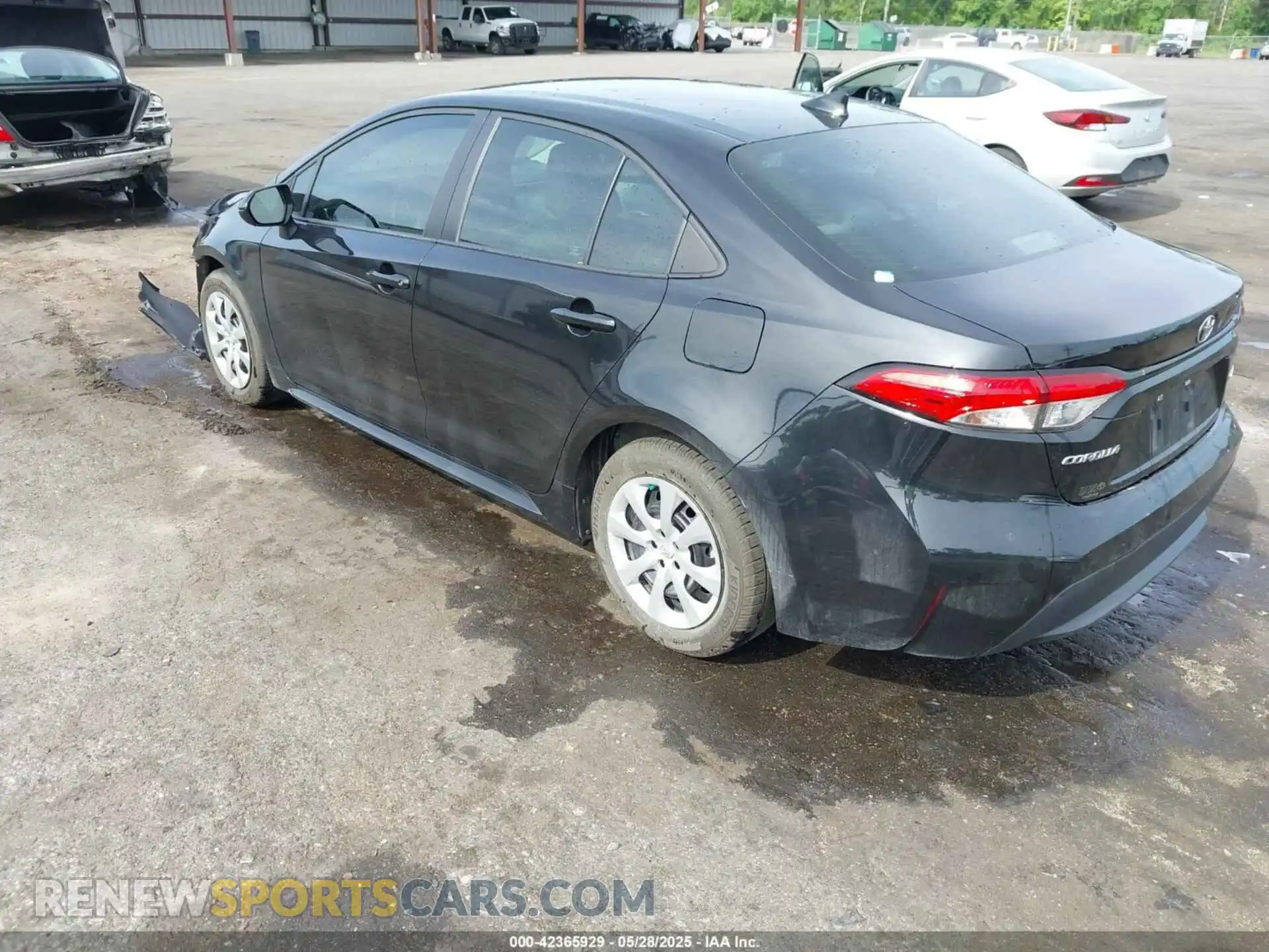 3 fotografías del automóvil dañado 5YFEPMAE7MP195979 TOYOTA COROLLA 2021