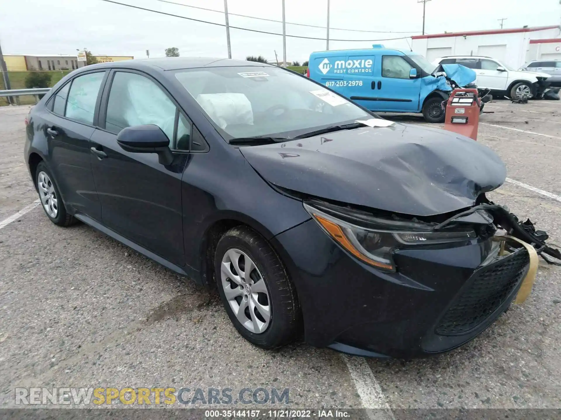 1 Photograph of a damaged car 5YFEPMAE7MP200906 TOYOTA COROLLA 2021