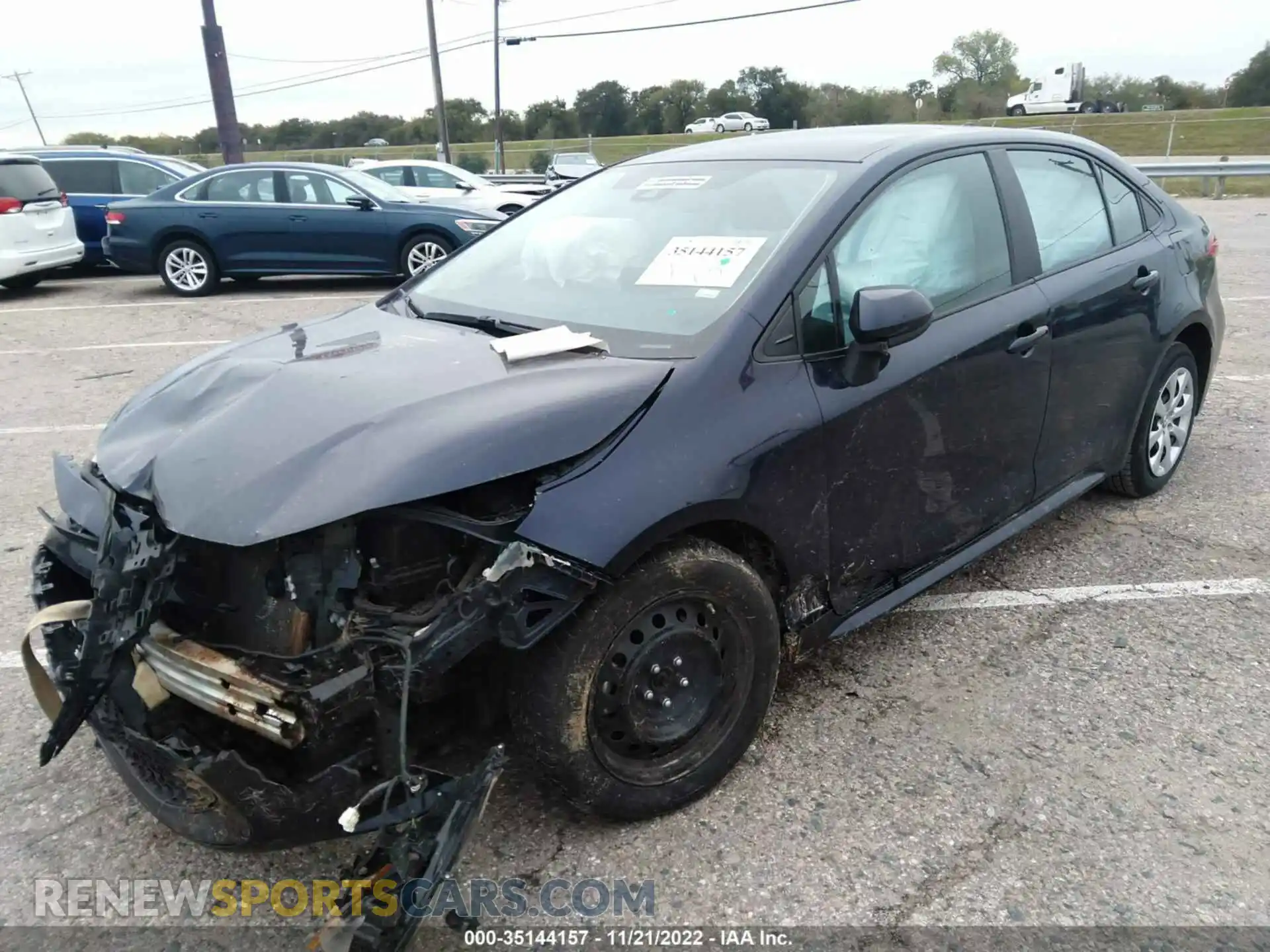 2 Photograph of a damaged car 5YFEPMAE7MP200906 TOYOTA COROLLA 2021