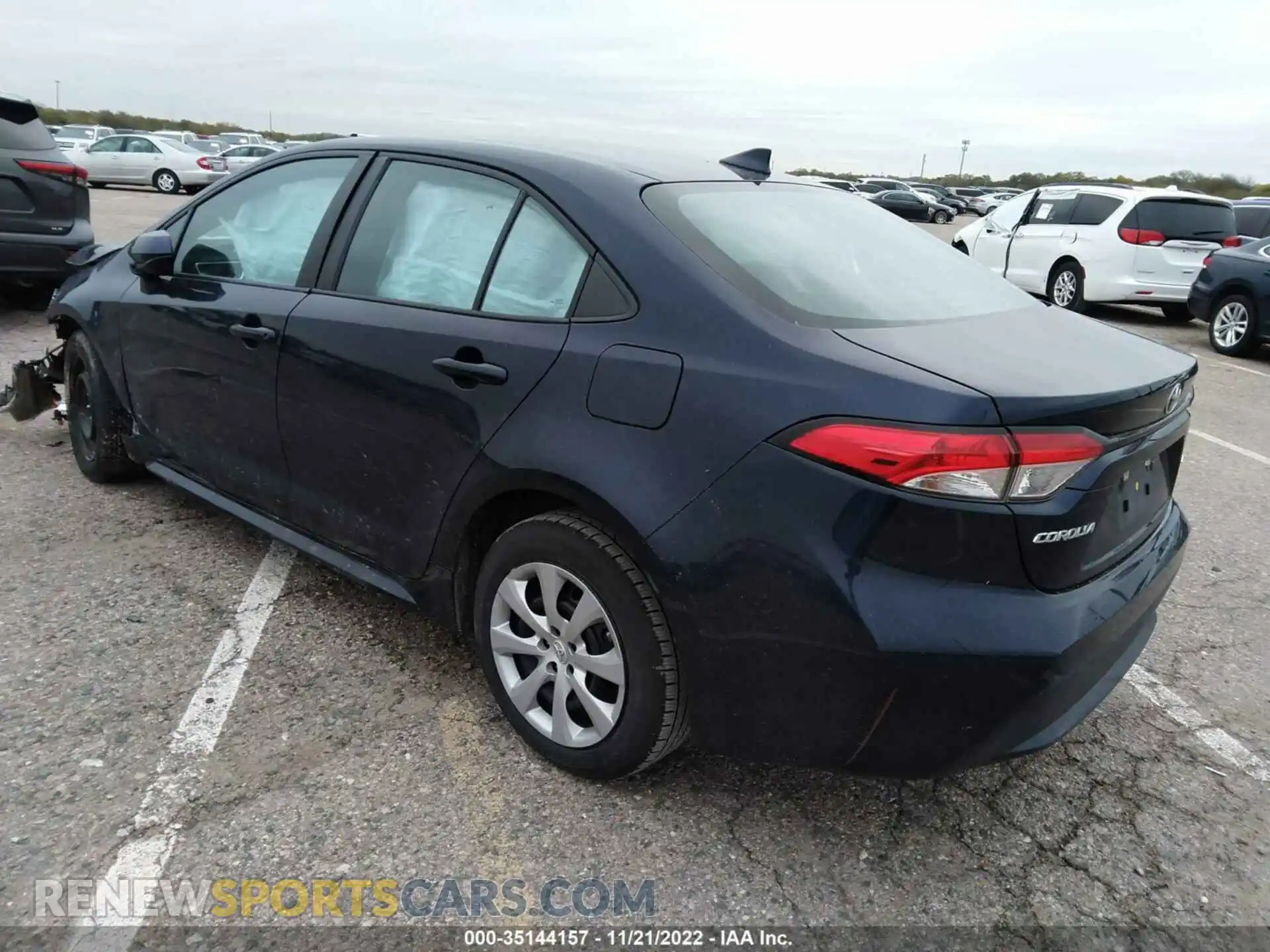 3 Photograph of a damaged car 5YFEPMAE7MP200906 TOYOTA COROLLA 2021
