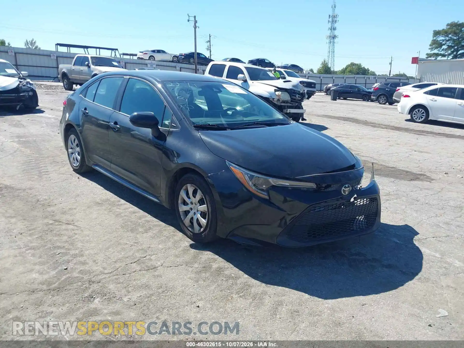1 Photograph of a damaged car 5YFEPMAE7MP202574 TOYOTA COROLLA 2021