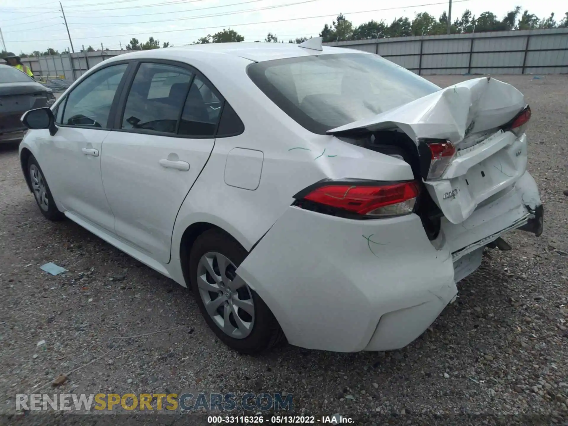 3 Фотография поврежденного автомобиля 5YFEPMAE7MP203093 TOYOTA COROLLA 2021