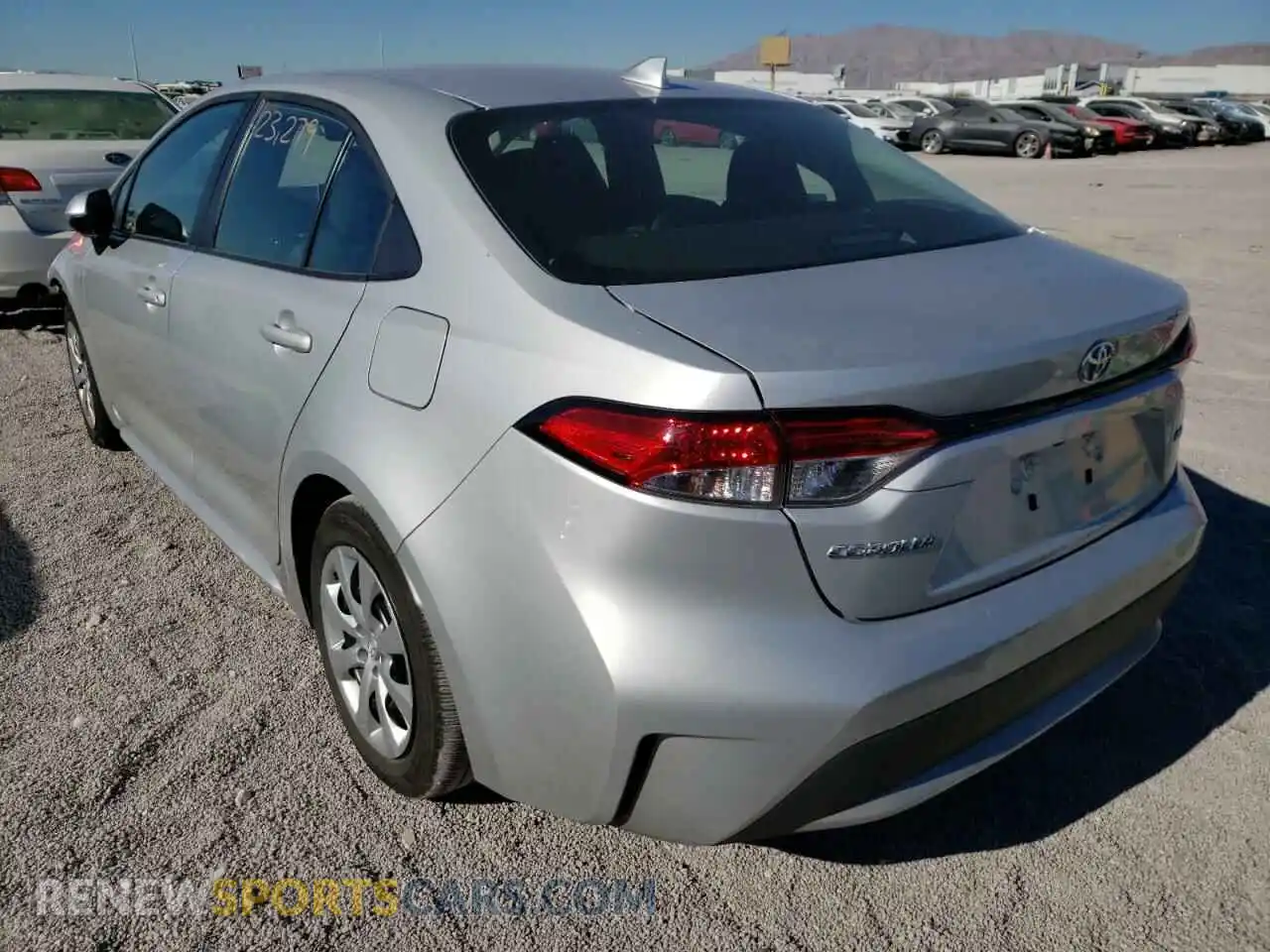 3 Photograph of a damaged car 5YFEPMAE7MP205359 TOYOTA COROLLA 2021