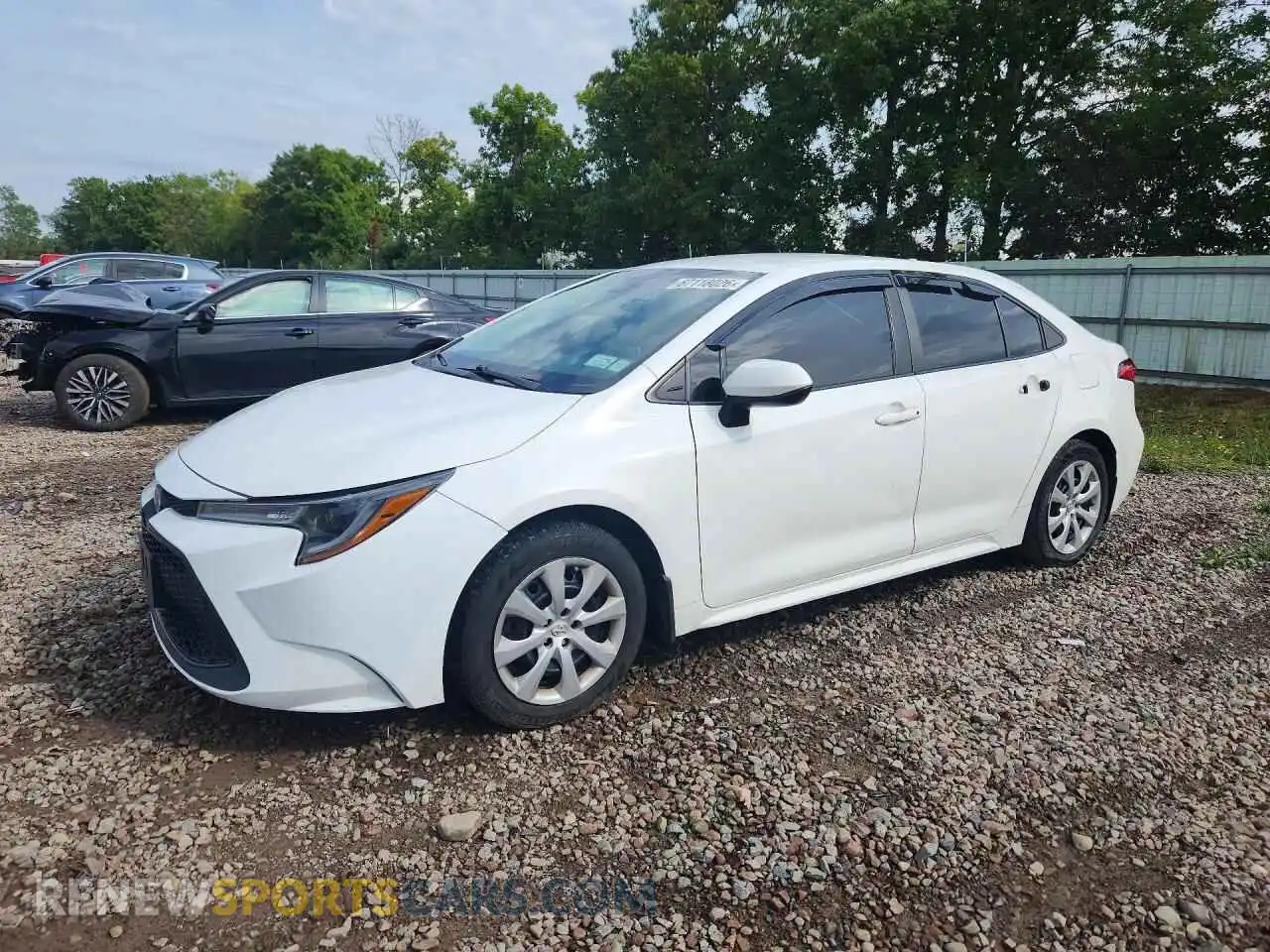 1 Photograph of a damaged car 5YFEPMAE7MP205393 TOYOTA COROLLA 2021