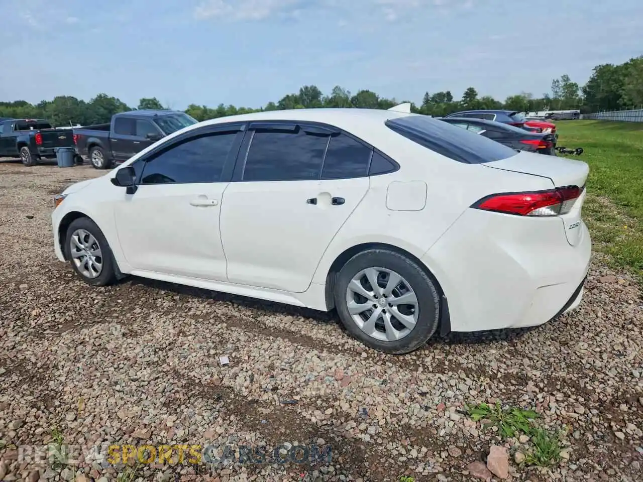 2 Photograph of a damaged car 5YFEPMAE7MP205393 TOYOTA COROLLA 2021