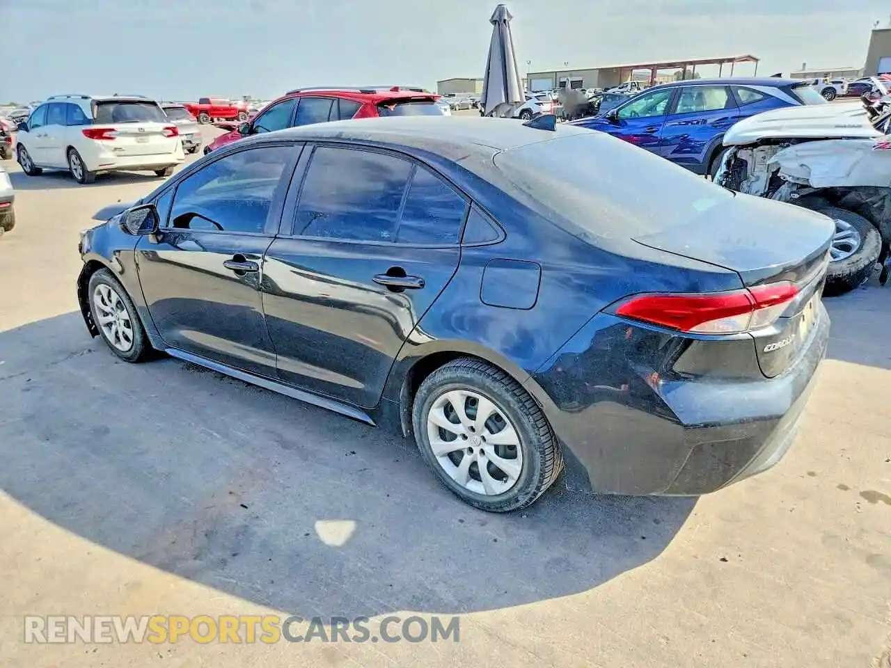 2 Photograph of a damaged car 5YFEPMAE7MP205913 TOYOTA COROLLA 2021
