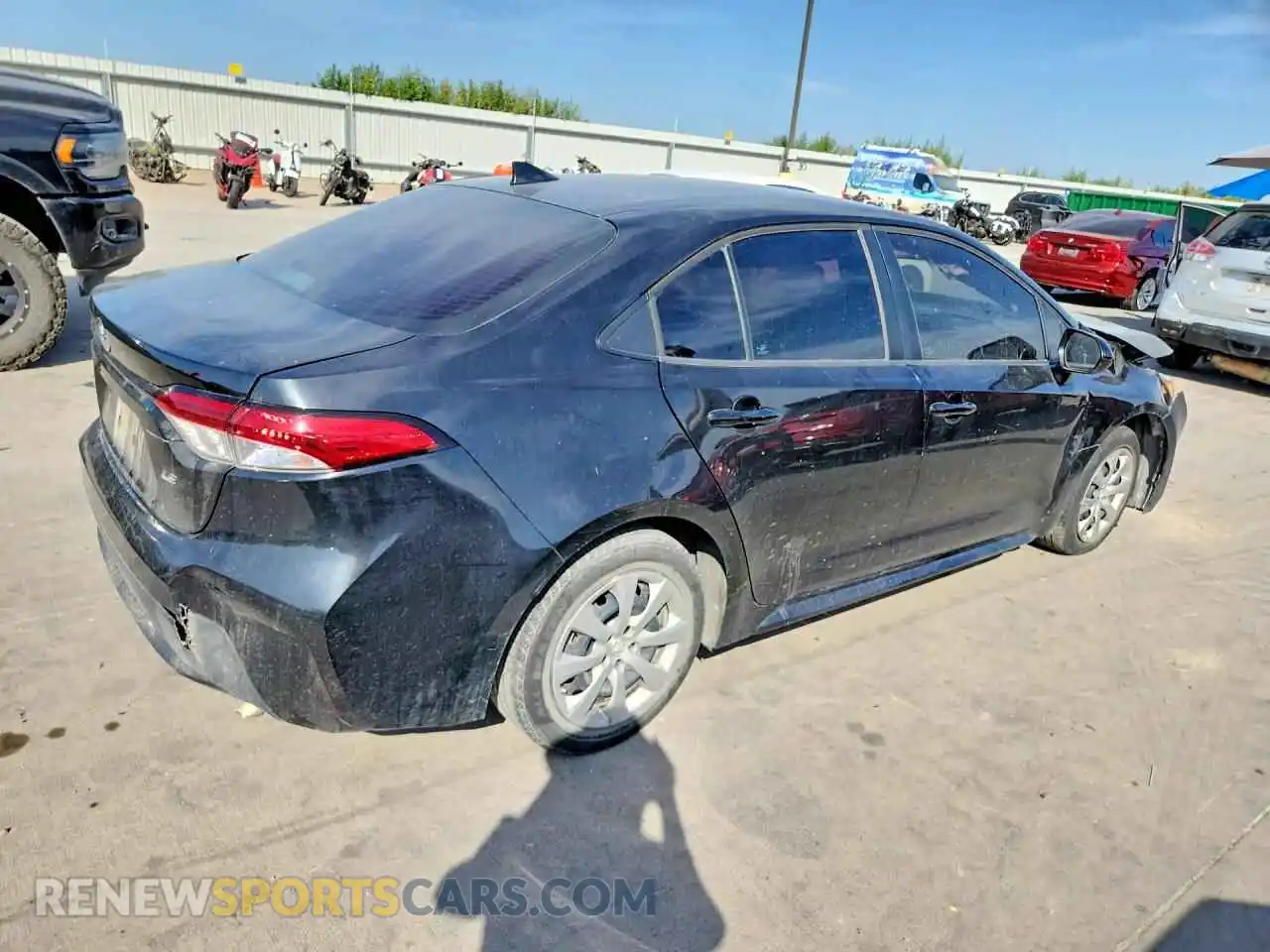 3 Photograph of a damaged car 5YFEPMAE7MP205913 TOYOTA COROLLA 2021