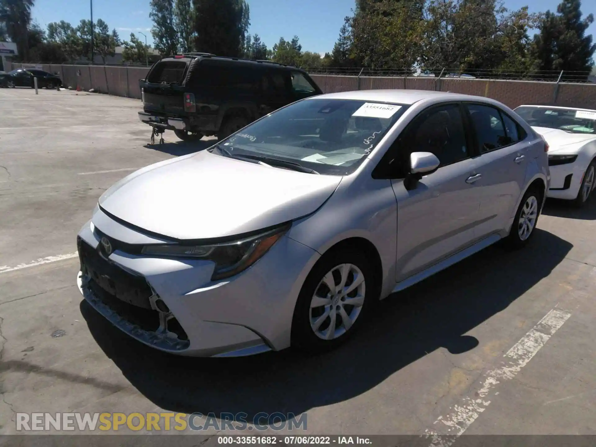 2 Фотография поврежденного автомобиля 5YFEPMAE7MP207192 TOYOTA COROLLA 2021