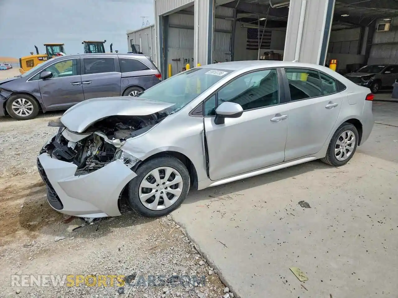 1 Photograph of a damaged car 5YFEPMAE7MP207239 TOYOTA COROLLA 2021