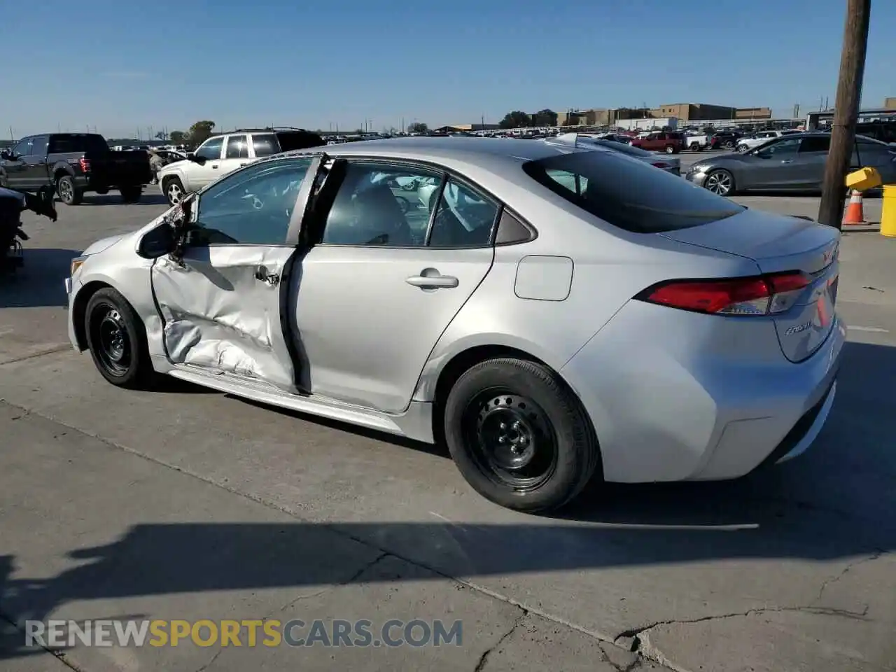 2 Photograph of a damaged car 5YFEPMAE7MP208505 TOYOTA COROLLA 2021