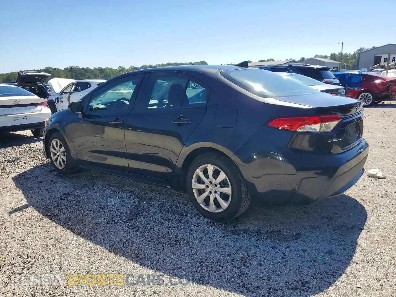 2 fotografías del automóvil dañado 5YFEPMAE7MP208777 TOYOTA COROLLA 2021