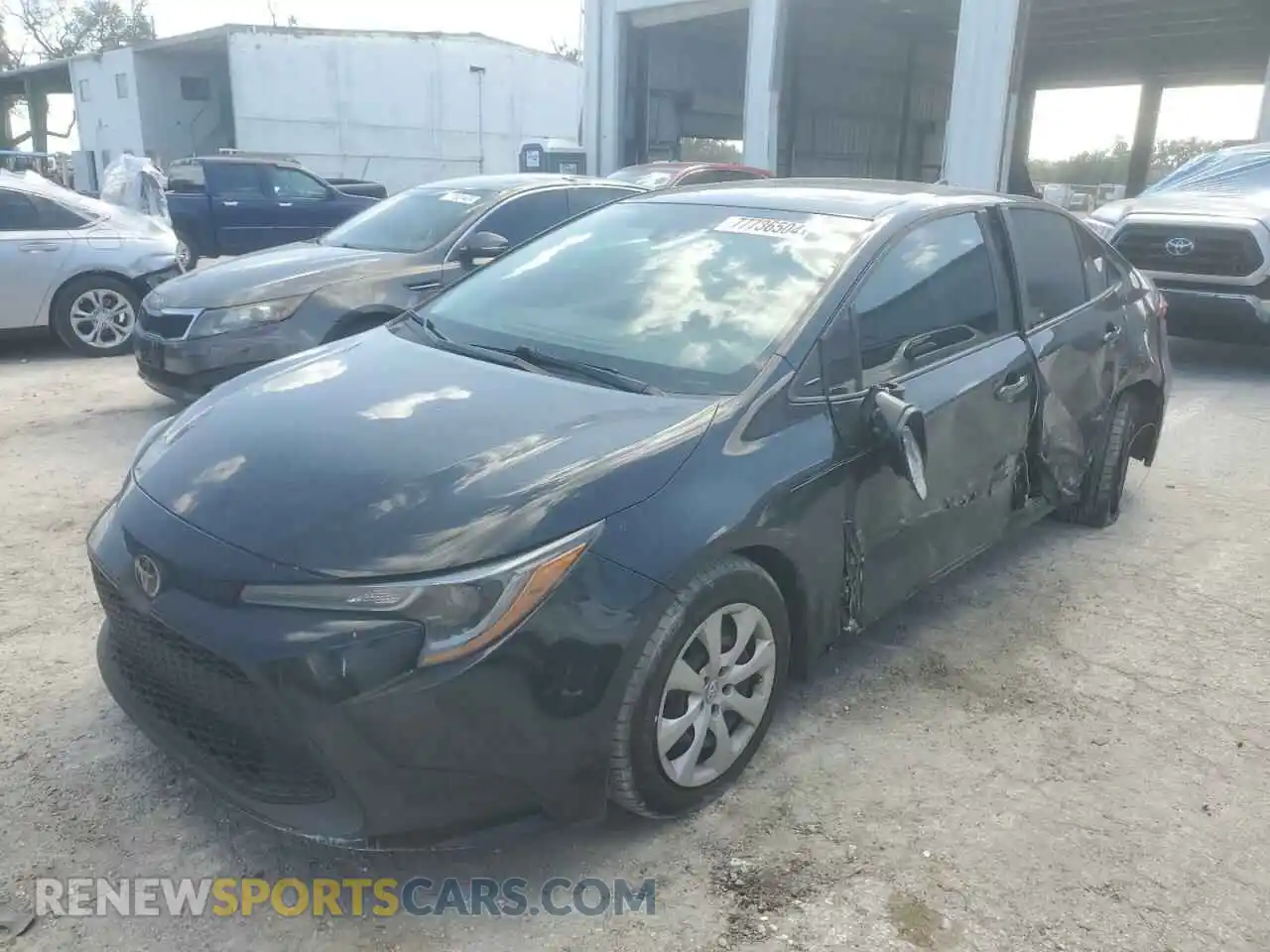 1 Photograph of a damaged car 5YFEPMAE7MP208830 TOYOTA COROLLA 2021