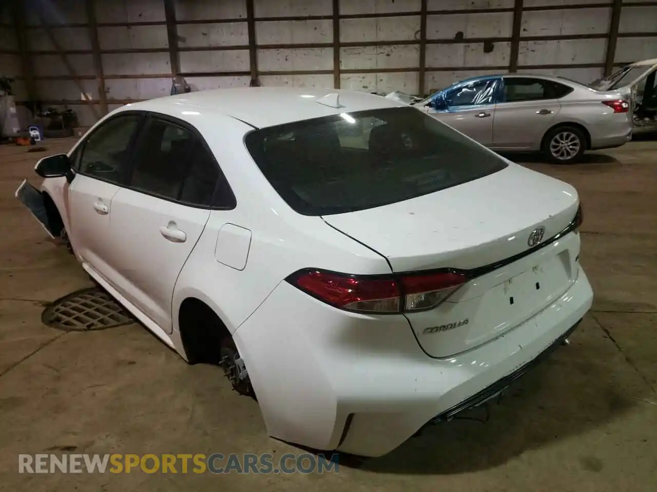 3 Фотография поврежденного автомобиля 5YFEPMAE7MP210531 TOYOTA COROLLA 2021