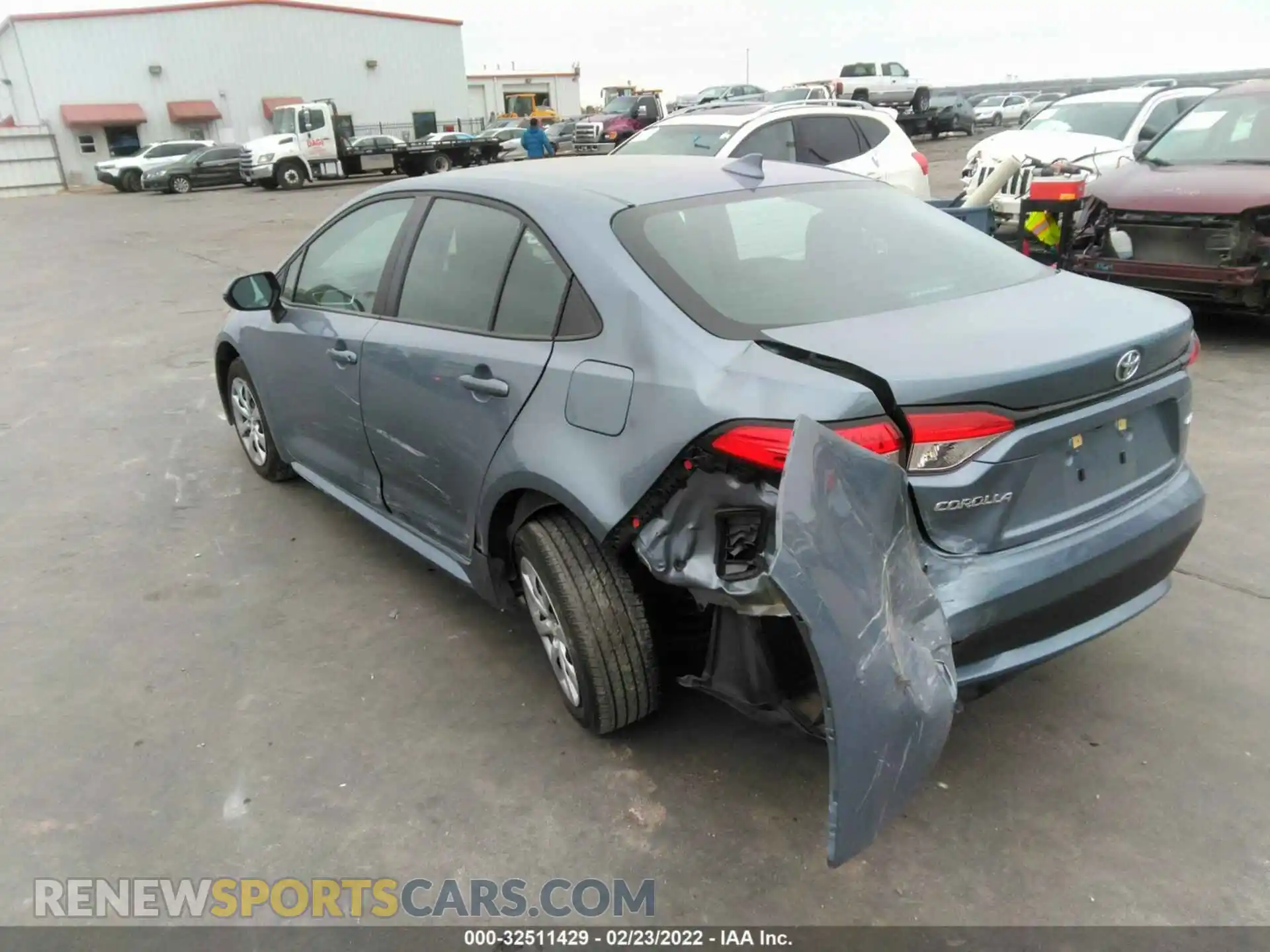 3 Photograph of a damaged car 5YFEPMAE7MP210982 TOYOTA COROLLA 2021