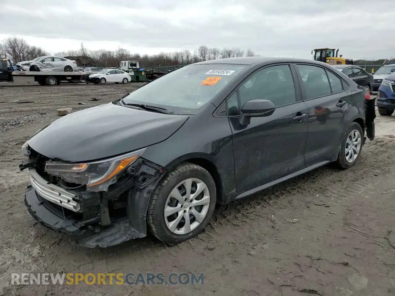 1 Photograph of a damaged car 5YFEPMAE7MP211243 TOYOTA COROLLA 2021