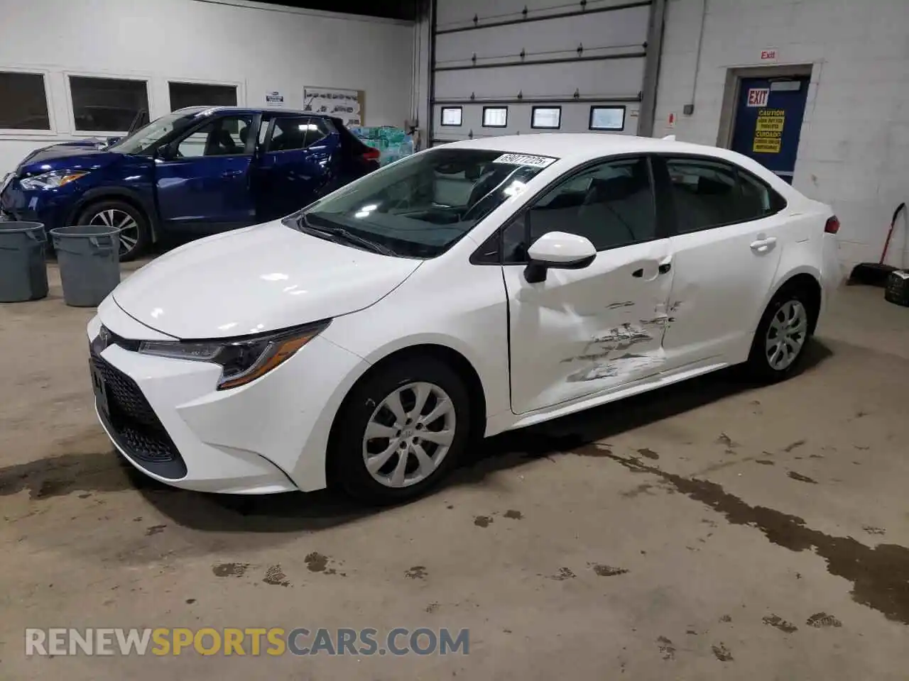1 Photograph of a damaged car 5YFEPMAE7MP212778 TOYOTA COROLLA 2021