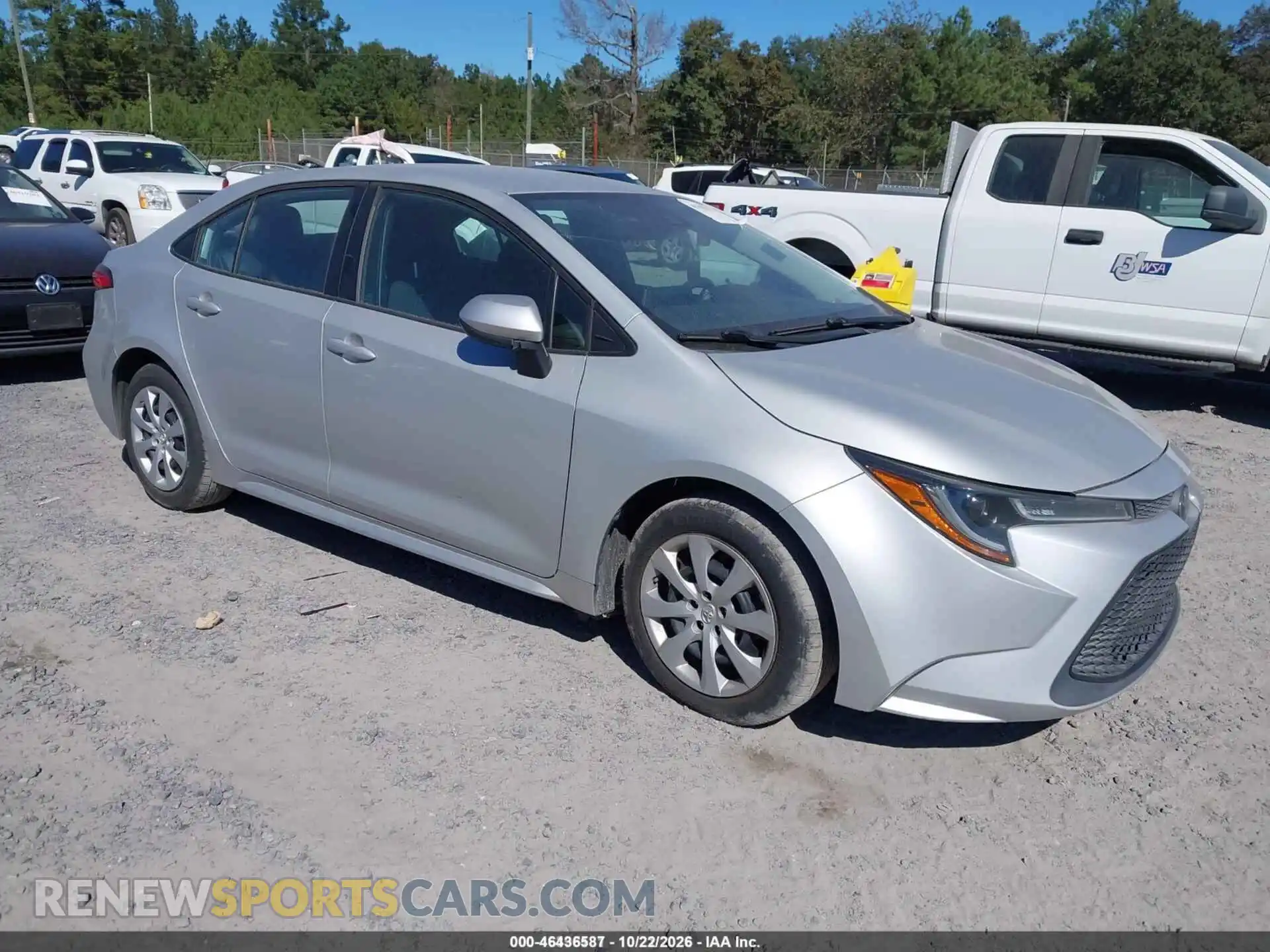 1 Photograph of a damaged car 5YFEPMAE7MP213557 TOYOTA COROLLA 2021