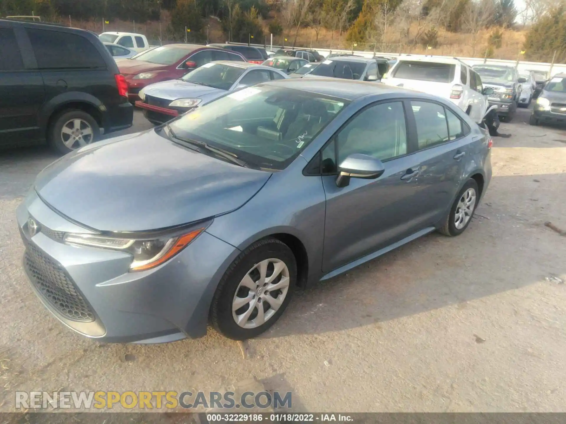 2 Photograph of a damaged car 5YFEPMAE7MP214479 TOYOTA COROLLA 2021