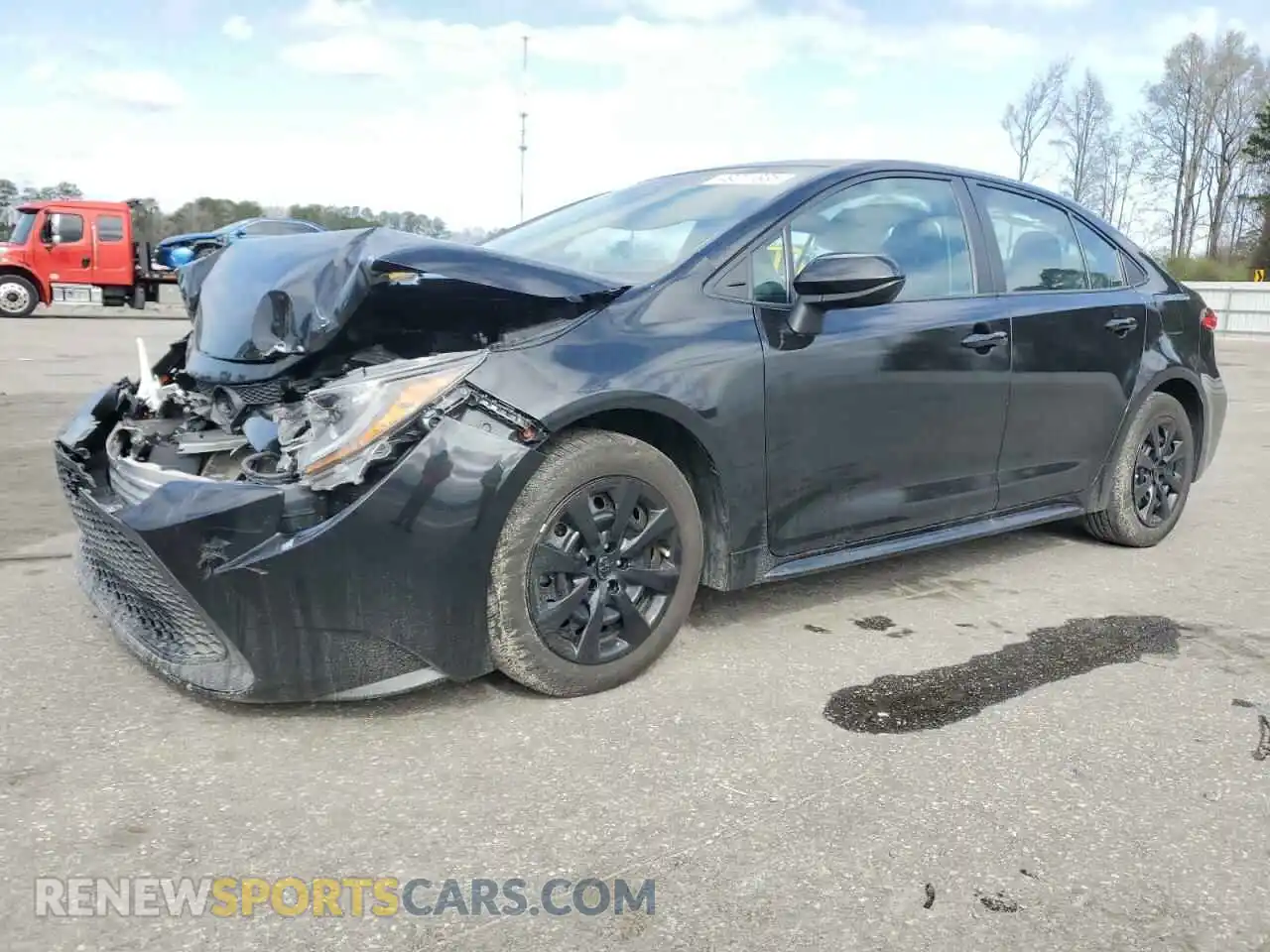 1 Photograph of a damaged car 5YFEPMAE7MP216216 TOYOTA COROLLA 2021