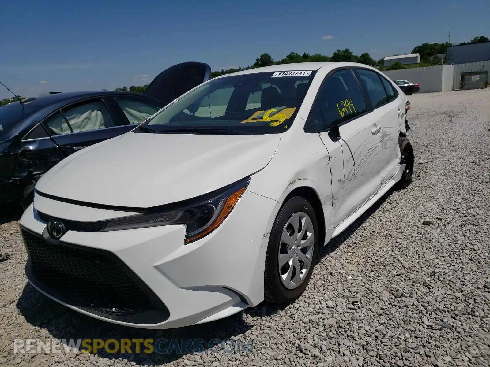 2 Photograph of a damaged car 5YFEPMAE7MP216264 TOYOTA COROLLA 2021