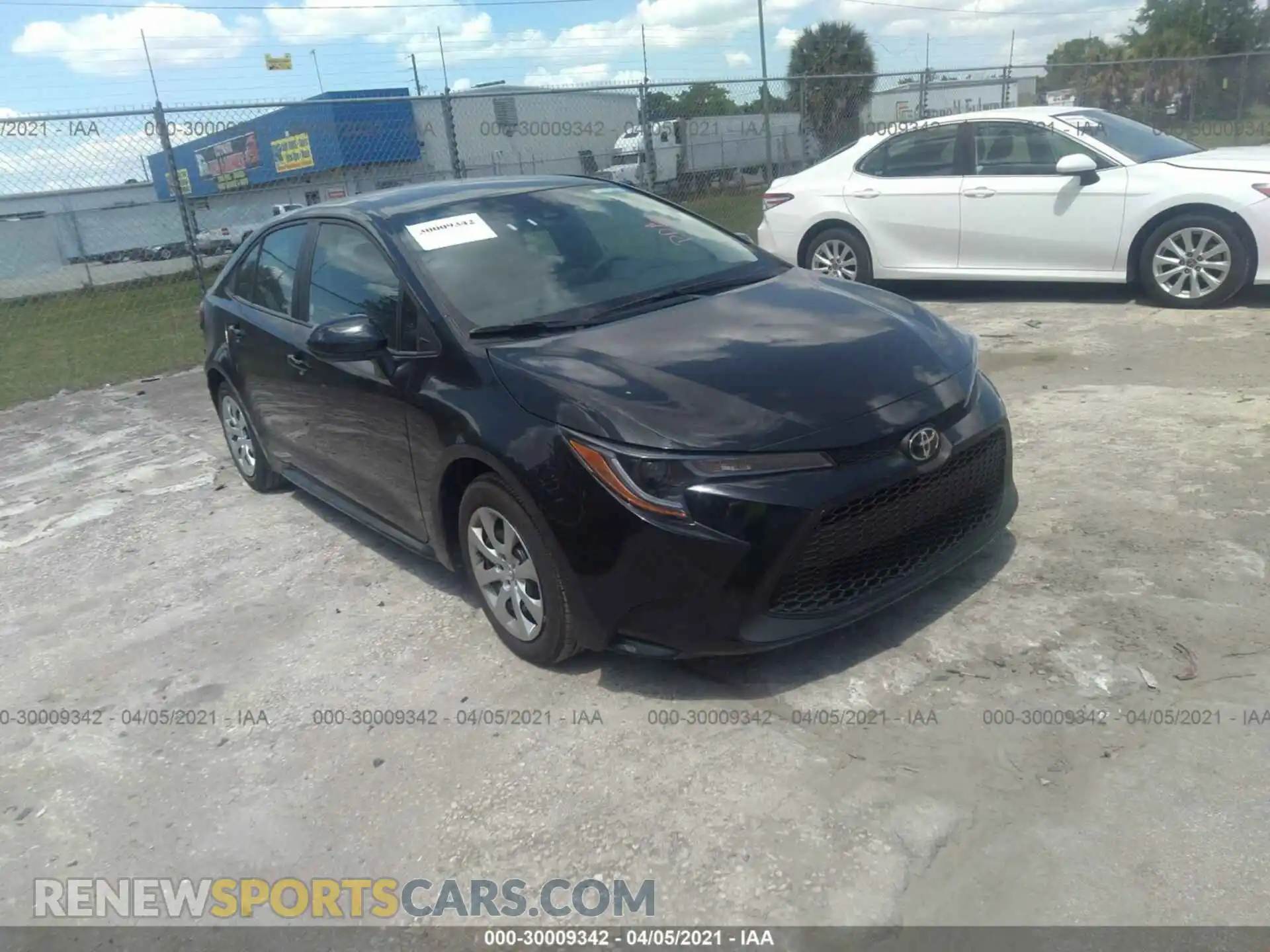 1 Photograph of a damaged car 5YFEPMAE7MP216801 TOYOTA COROLLA 2021
