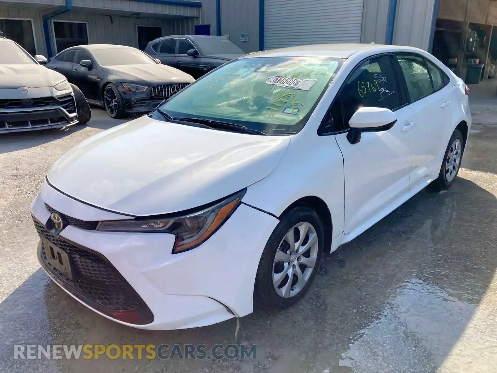 2 Photograph of a damaged car 5YFEPMAE7MP217995 TOYOTA COROLLA 2021