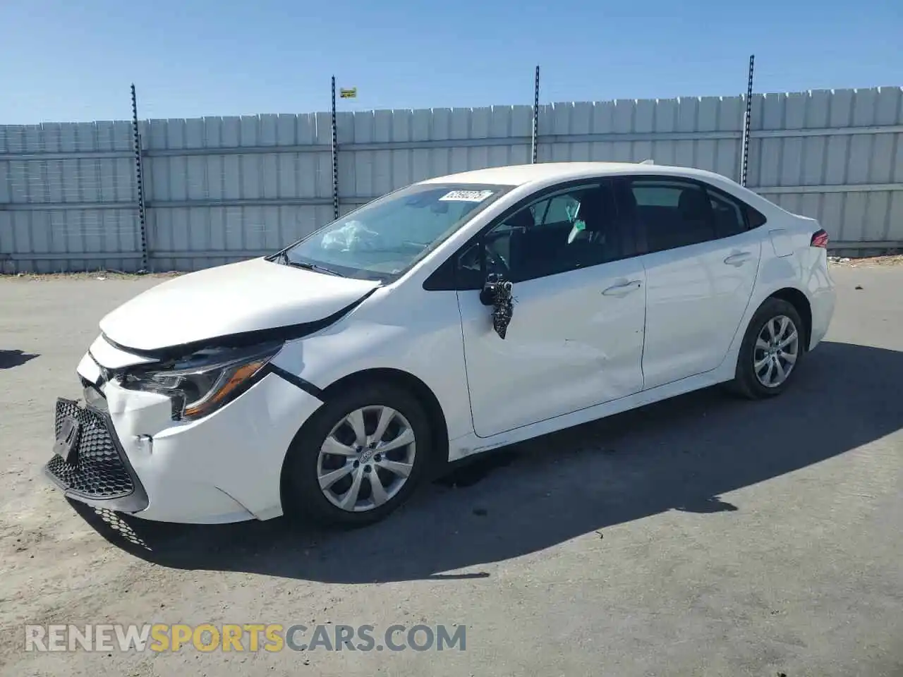 1 Фотография поврежденного автомобиля 5YFEPMAE7MP218970 TOYOTA COROLLA 2021