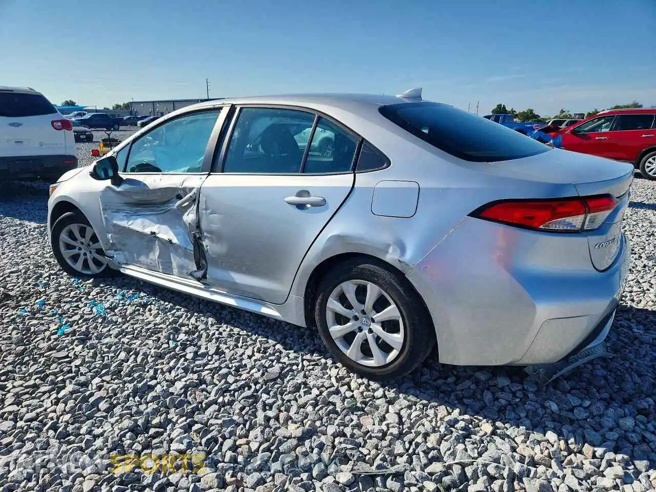 2 Photograph of a damaged car 5YFEPMAE7MP219052 TOYOTA COROLLA 2021
