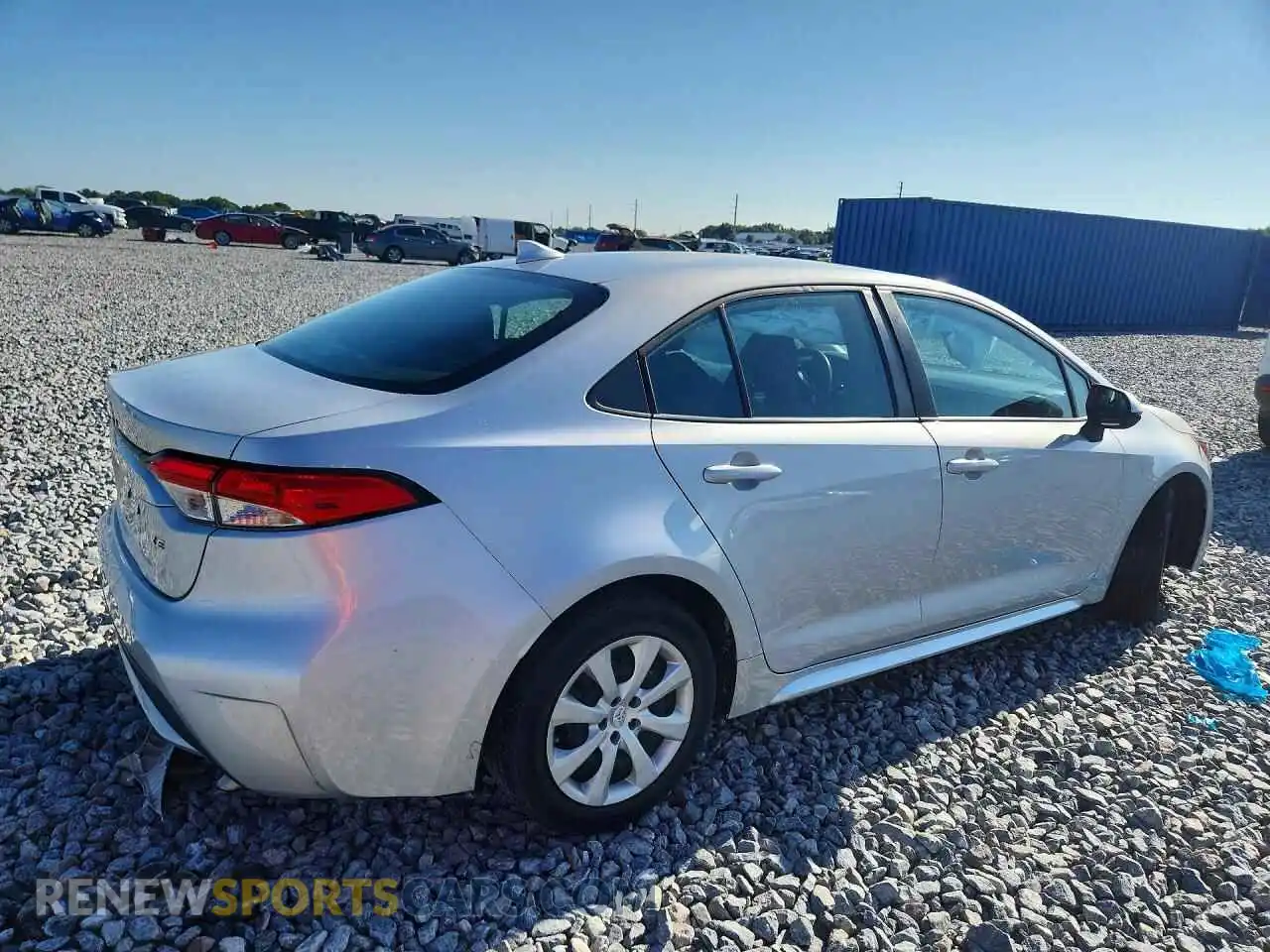 3 Photograph of a damaged car 5YFEPMAE7MP219052 TOYOTA COROLLA 2021