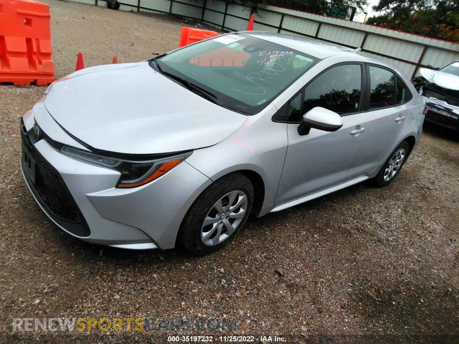 2 Фотография поврежденного автомобиля 5YFEPMAE7MP220119 TOYOTA COROLLA 2021