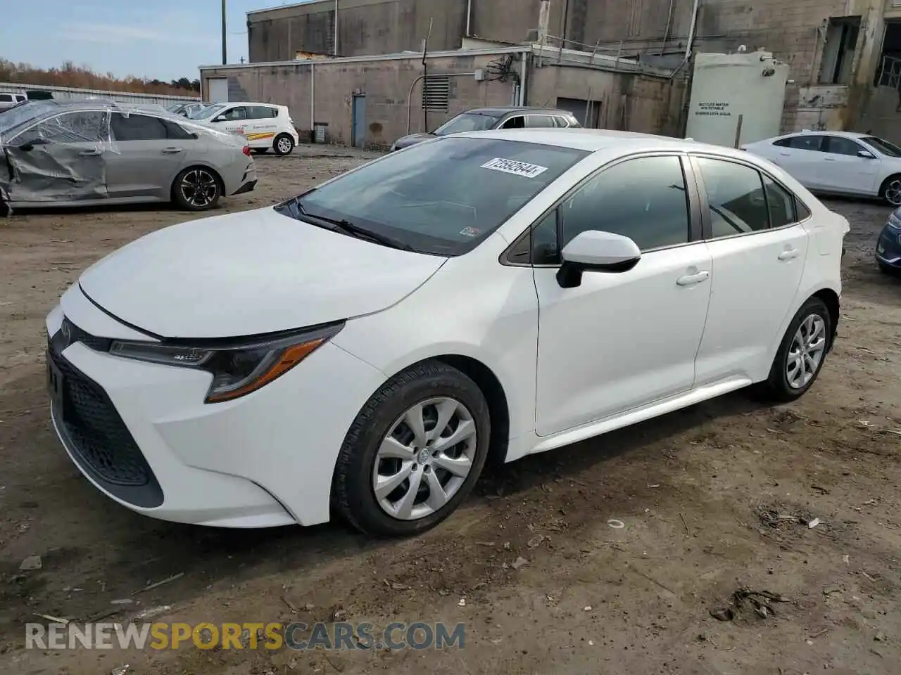 1 Photograph of a damaged car 5YFEPMAE7MP223778 TOYOTA COROLLA 2021