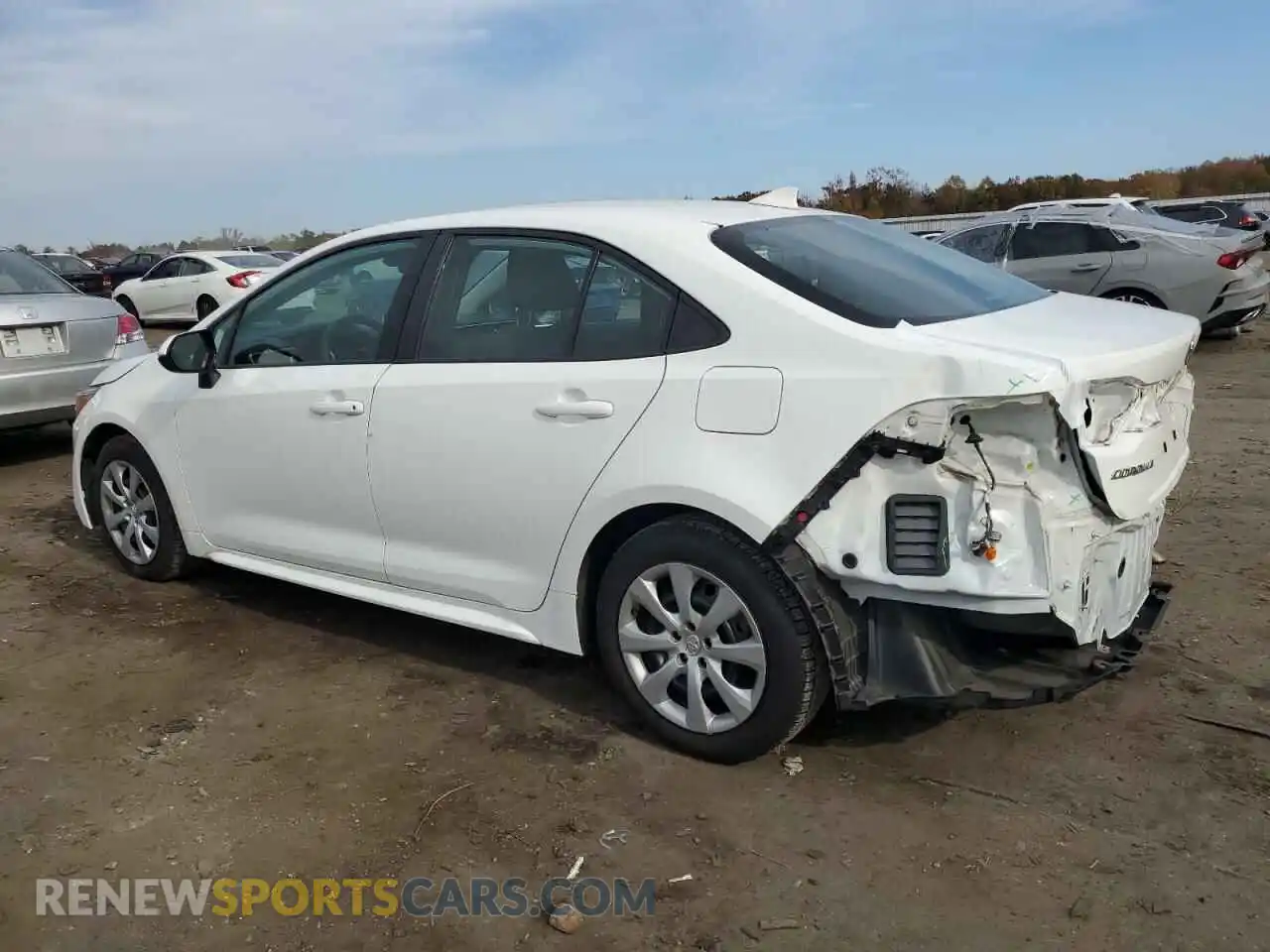 2 Photograph of a damaged car 5YFEPMAE7MP223778 TOYOTA COROLLA 2021
