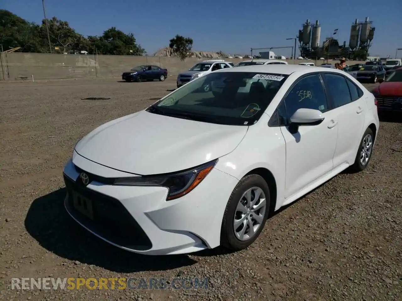 2 Photograph of a damaged car 5YFEPMAE7MP224624 TOYOTA COROLLA 2021